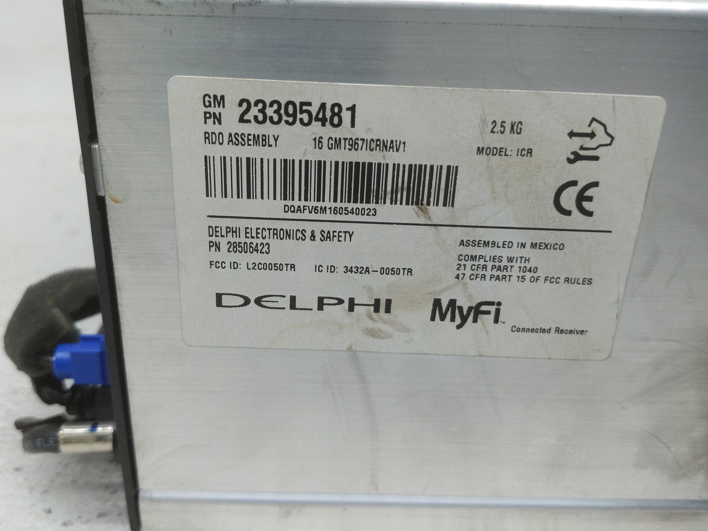 2016 Buick Enclave Radio AM FM Cd Player Receiver Replacement P/N:2395481 Fits OEM Used Auto Parts - Oemusedautoparts1.com