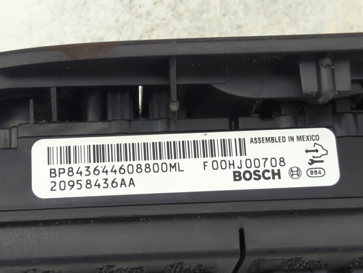 2010-2017 Buick Enclave Master Power Window Switch Replacement Driver Side Left P/N:20958436AA F00HJ00708 Fits OEM Used Auto