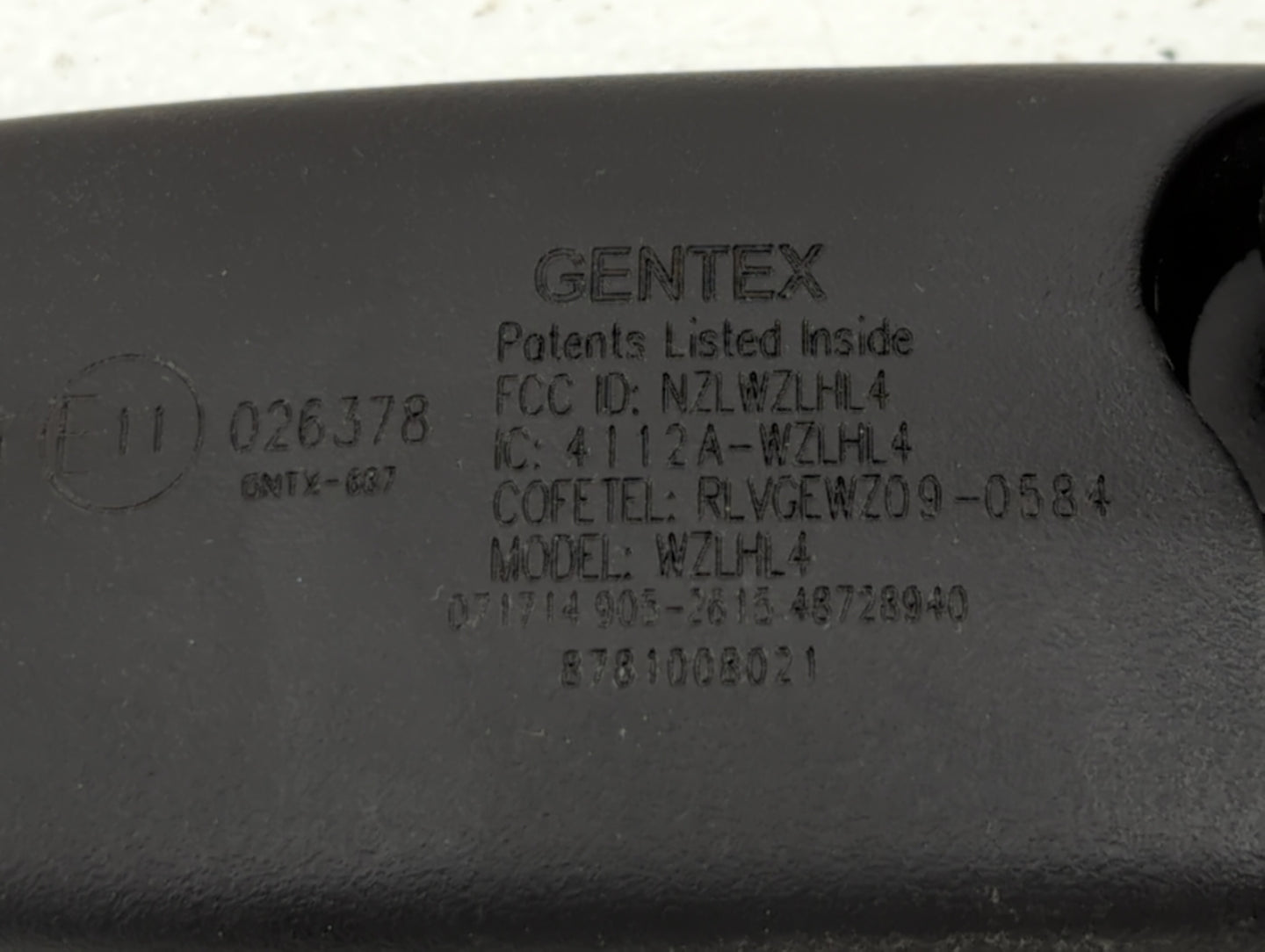 2009-2017 Buick Enclave Interior Rear View Mirror Replacement OEM P/N:E11026378 15816792 Fits OEM Used Auto Parts - Oemuseda