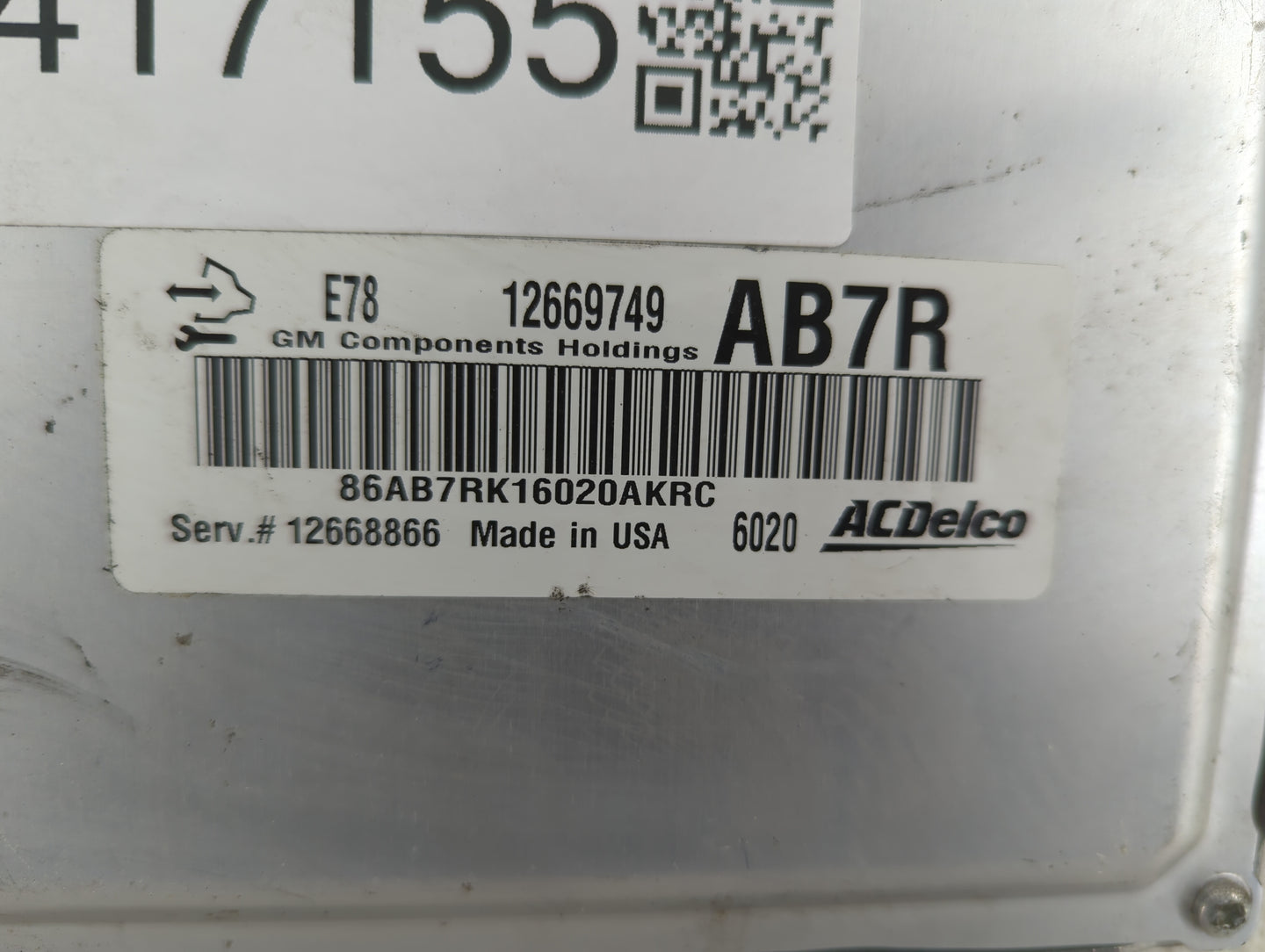 2013-2016 Buick Encore PCM Engine Control Computer ECU ECM PCU OEM P/N:12669749 Fits Fits 2011 2012 2013 2014 2015 2016 OEM 