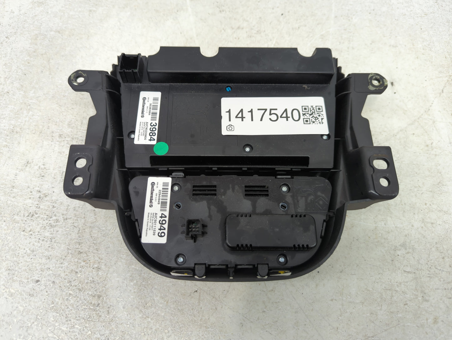 2013-2016 Buick Encore Climate Control Module Temperature AC/Heater Replacement P/N:95383984 Fits OEM Used Auto Parts - Oemu