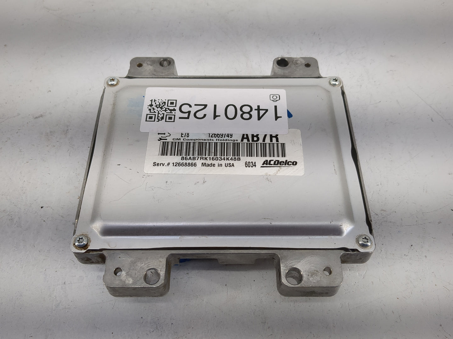 2013-2016 Buick Encore PCM Engine Control Computer ECU ECM PCU OEM P/N:12669749 86AB7RK16034K48B Fits OEM Used Auto Parts - 