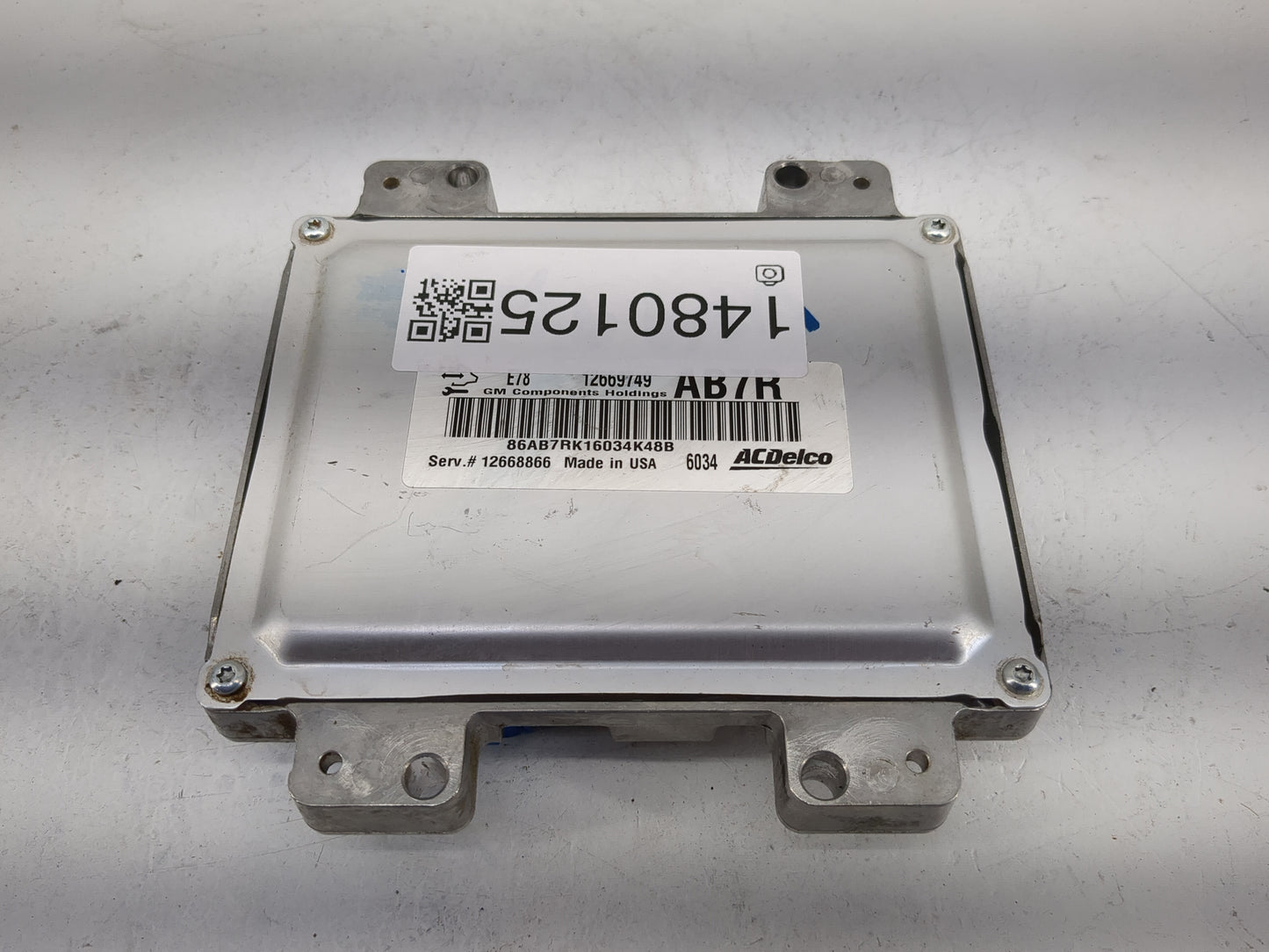 2013-2016 Buick Encore PCM Engine Control Computer ECU ECM PCU OEM P/N:12669749 86AB7RK16034K48B Fits OEM Used Auto Parts - 