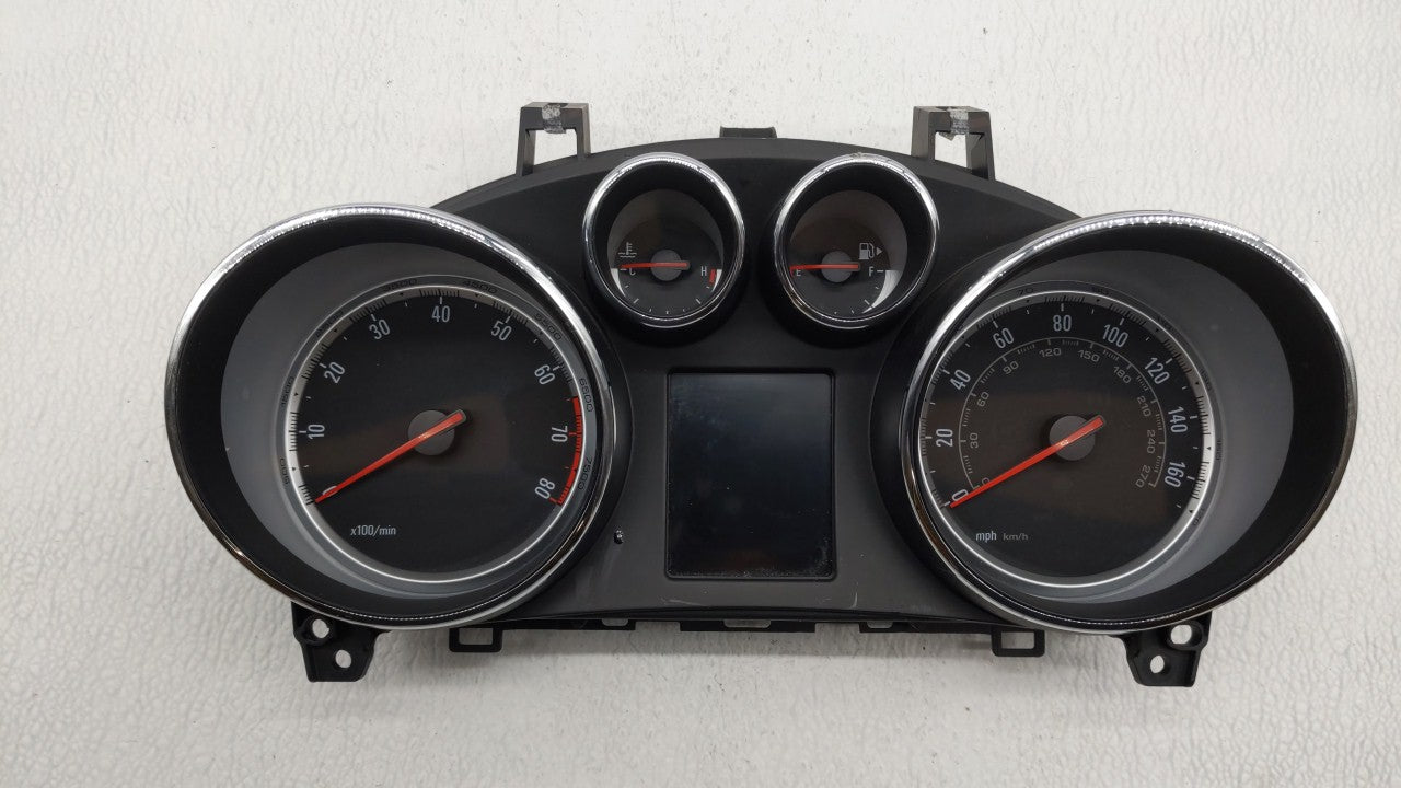 2016 Buick Encore Instrument Cluster Speedometer Gauges P/N:42347914 Fits OEM Used Auto Parts - Oemusedautoparts1.com