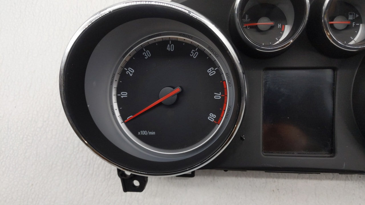 2016 Buick Encore Instrument Cluster Speedometer Gauges P/N:42347914 Fits OEM Used Auto Parts - Oemusedautoparts1.com