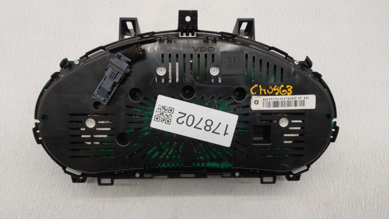 2016 Buick Encore Instrument Cluster Speedometer Gauges P/N:42347914 Fits OEM Used Auto Parts - Oemusedautoparts1.com