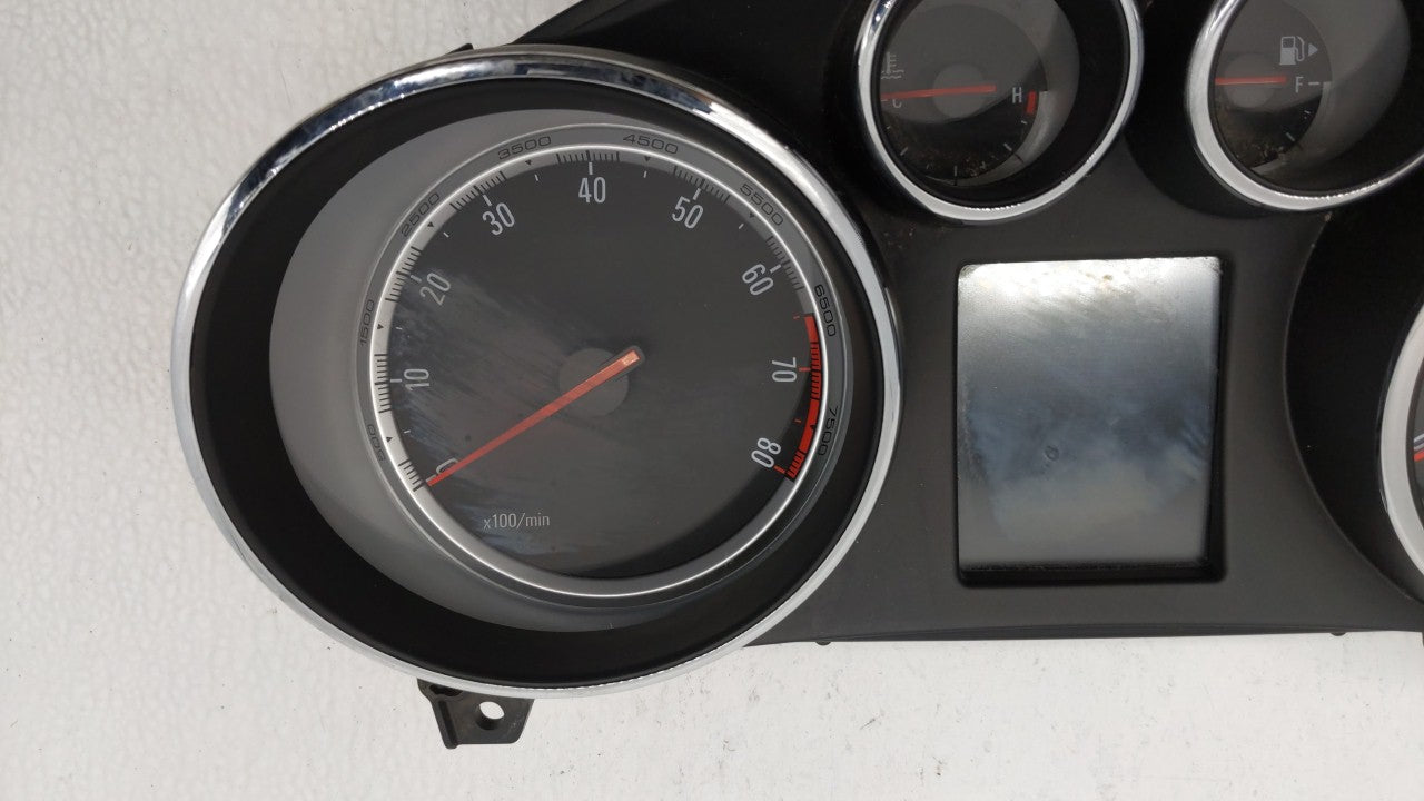 2016 Buick Encore Instrument Cluster Speedometer Gauges P/N:42347914 Fits OEM Used Auto Parts - Oemusedautoparts1.com