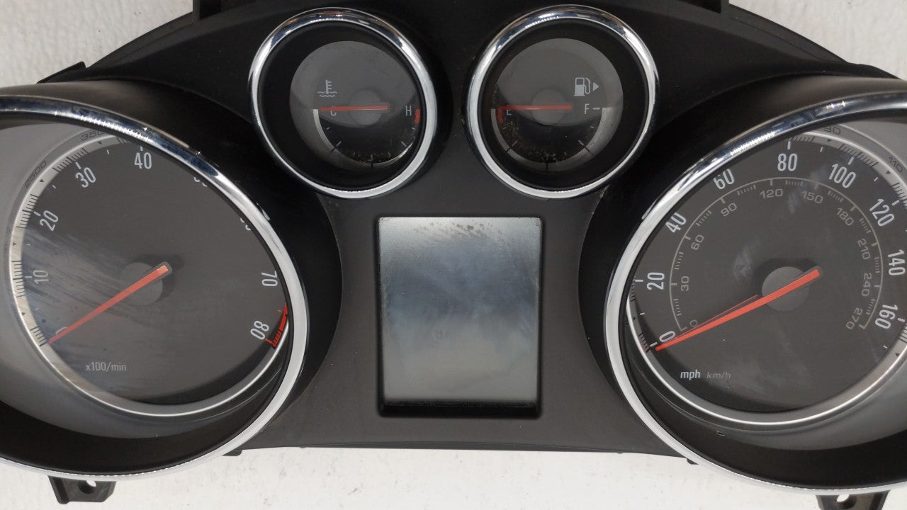 2016 Buick Encore Instrument Cluster Speedometer Gauges P/N:42347914 Fits OEM Used Auto Parts - Oemusedautoparts1.com