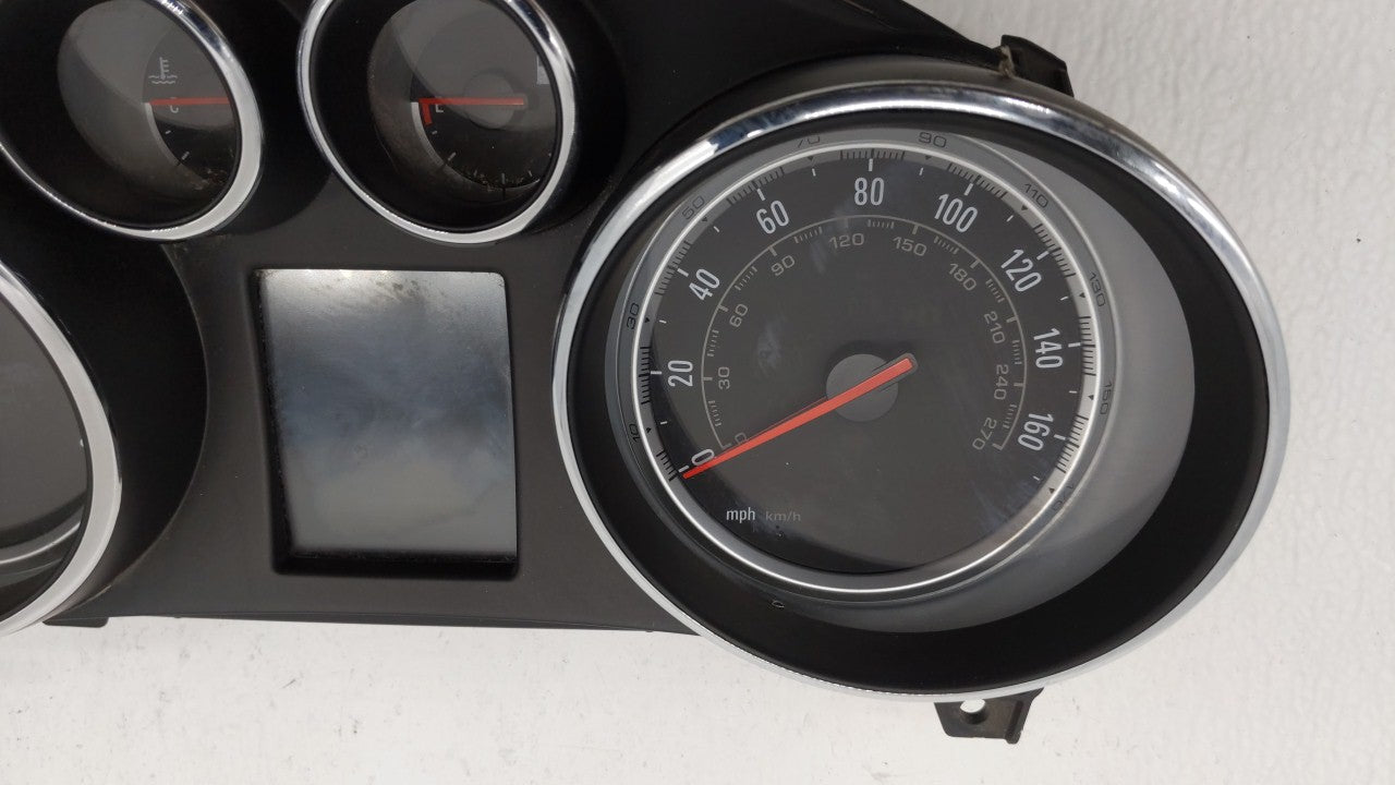 2016 Buick Encore Instrument Cluster Speedometer Gauges P/N:42347914 Fits OEM Used Auto Parts - Oemusedautoparts1.com