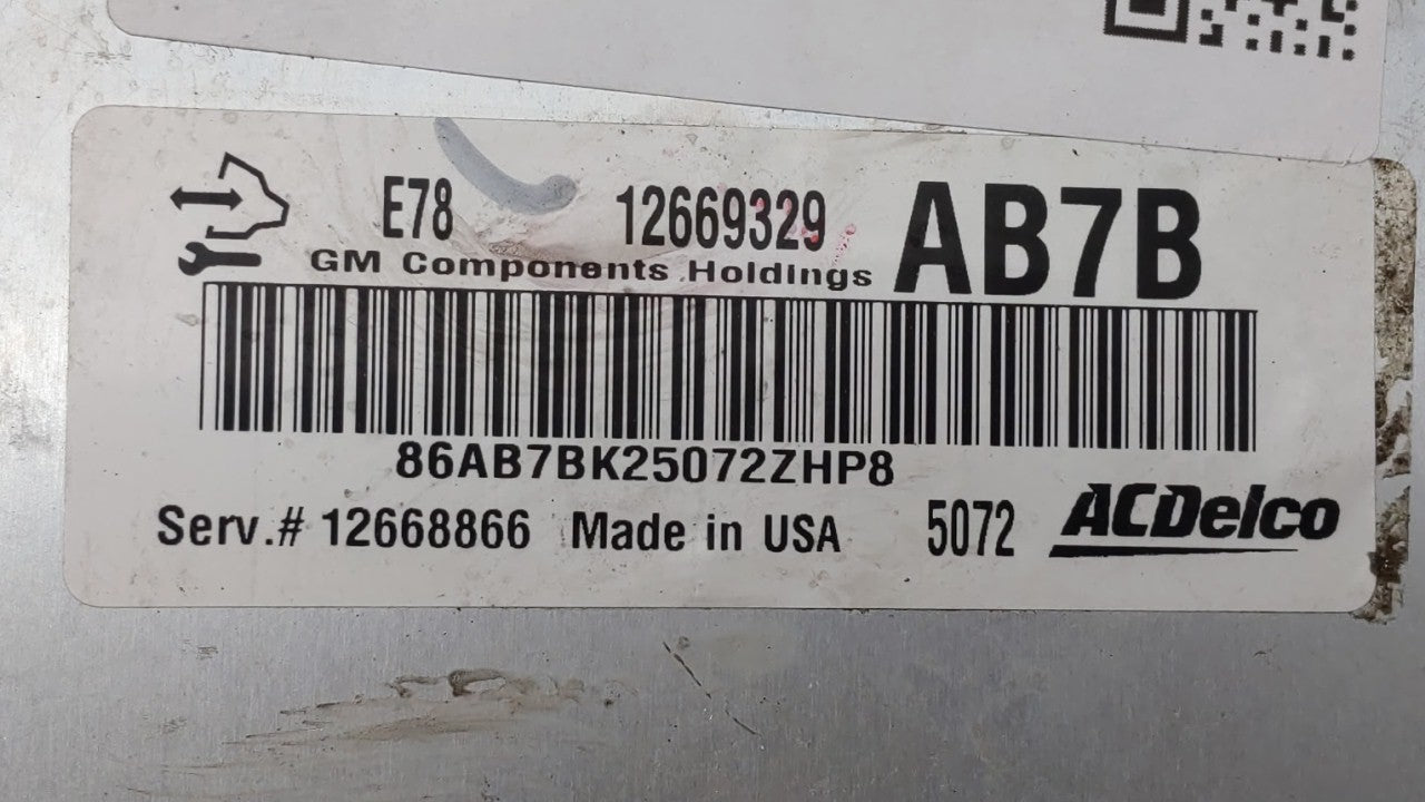 2013-2016 Buick Encore PCM Engine Control Computer ECU ECM PCU OEM P/N:12668866 12656958 Fits Fits 2011 2012 2013 2014 2015 