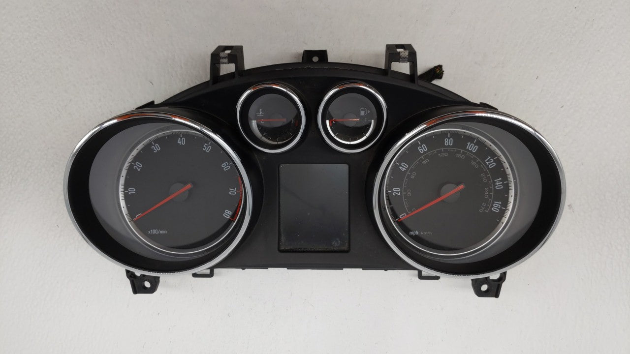2016 Buick Encore Instrument Cluster Speedometer Gauges P/N:42347914 Fits OEM Used Auto Parts - Oemusedautoparts1.com