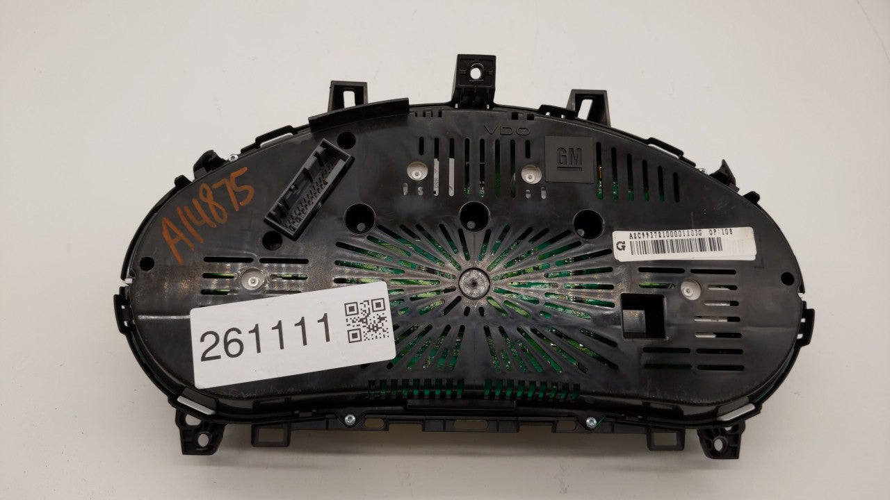 2016 Buick Encore Instrument Cluster Speedometer Gauges P/N:42347914 Fits OEM Used Auto Parts - Oemusedautoparts1.com