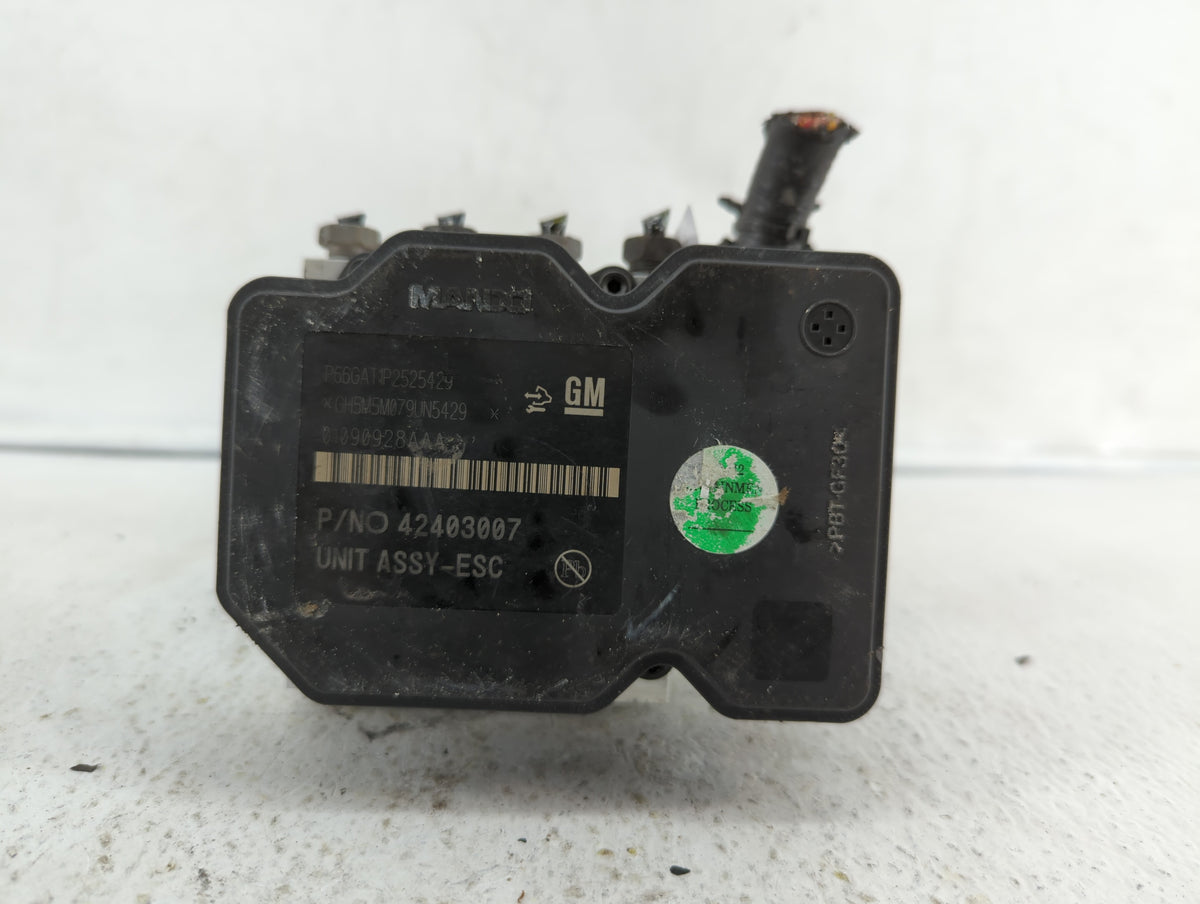 2016 Buick Encore Anti-Lock Brake ABS Pump Module Actuator OEM P/N:42403007 Fits OEM Used Auto Parts - Oemusedautoparts1.com