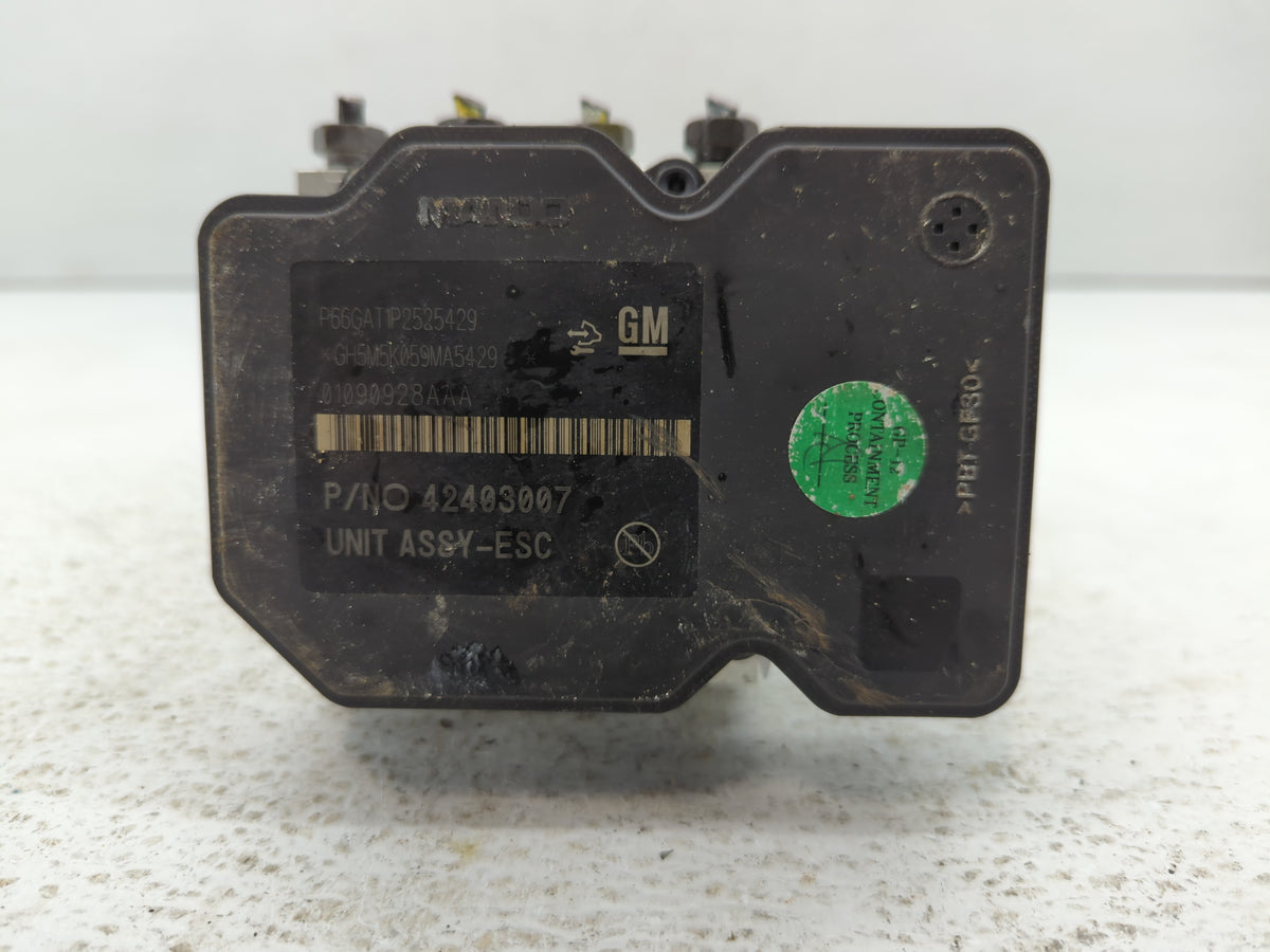 2016 Buick Encore Anti-Lock Brake ABS Pump Module Actuator OEM P/N:42403007 Fits OEM Used Auto Parts - Oemusedautoparts1.com