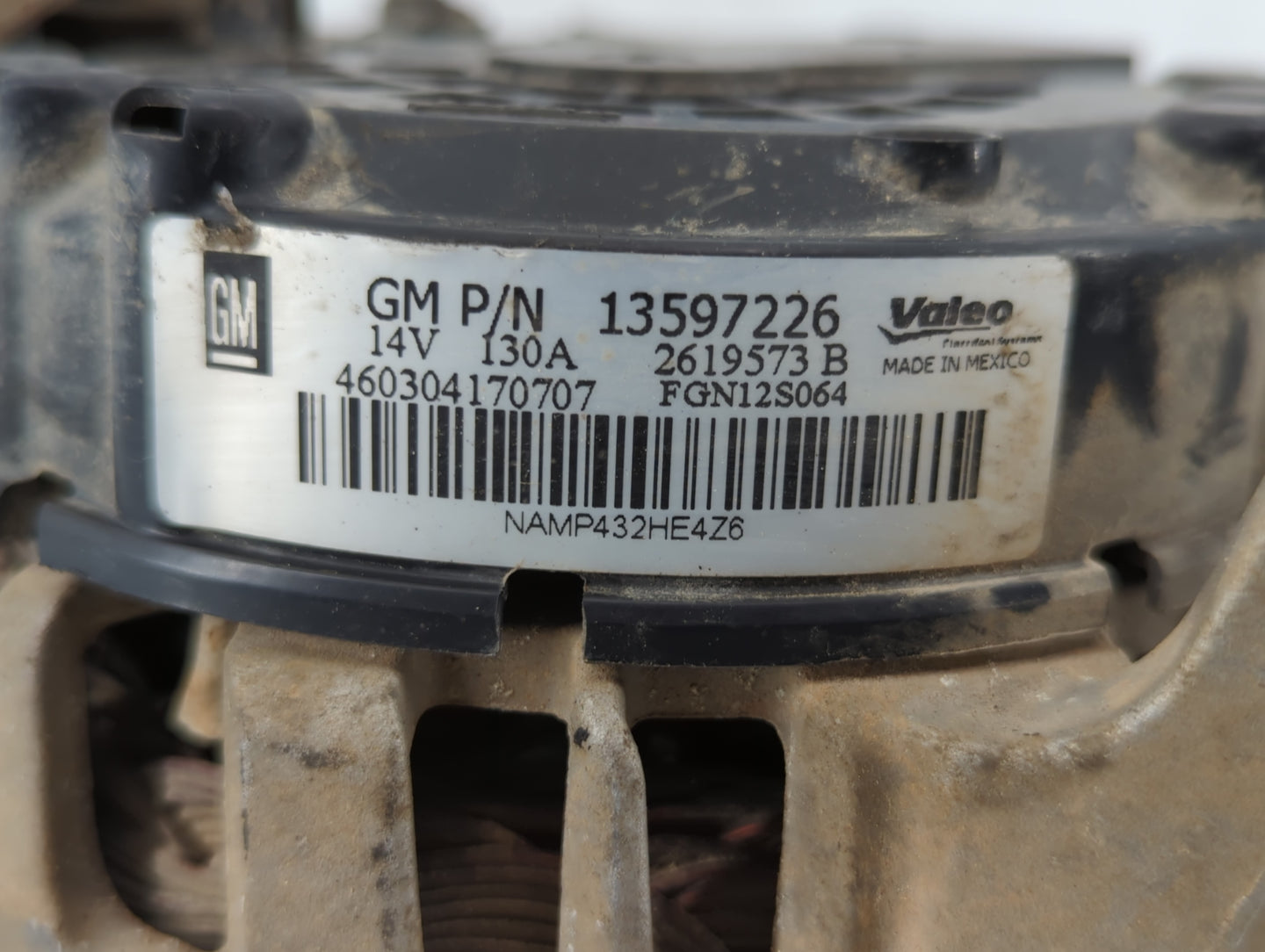 2013-2021 Buick Encore Alternator Replacement Generator Charging Assembly Engine OEM P/N:13597226 Fits OEM Used Auto Parts -