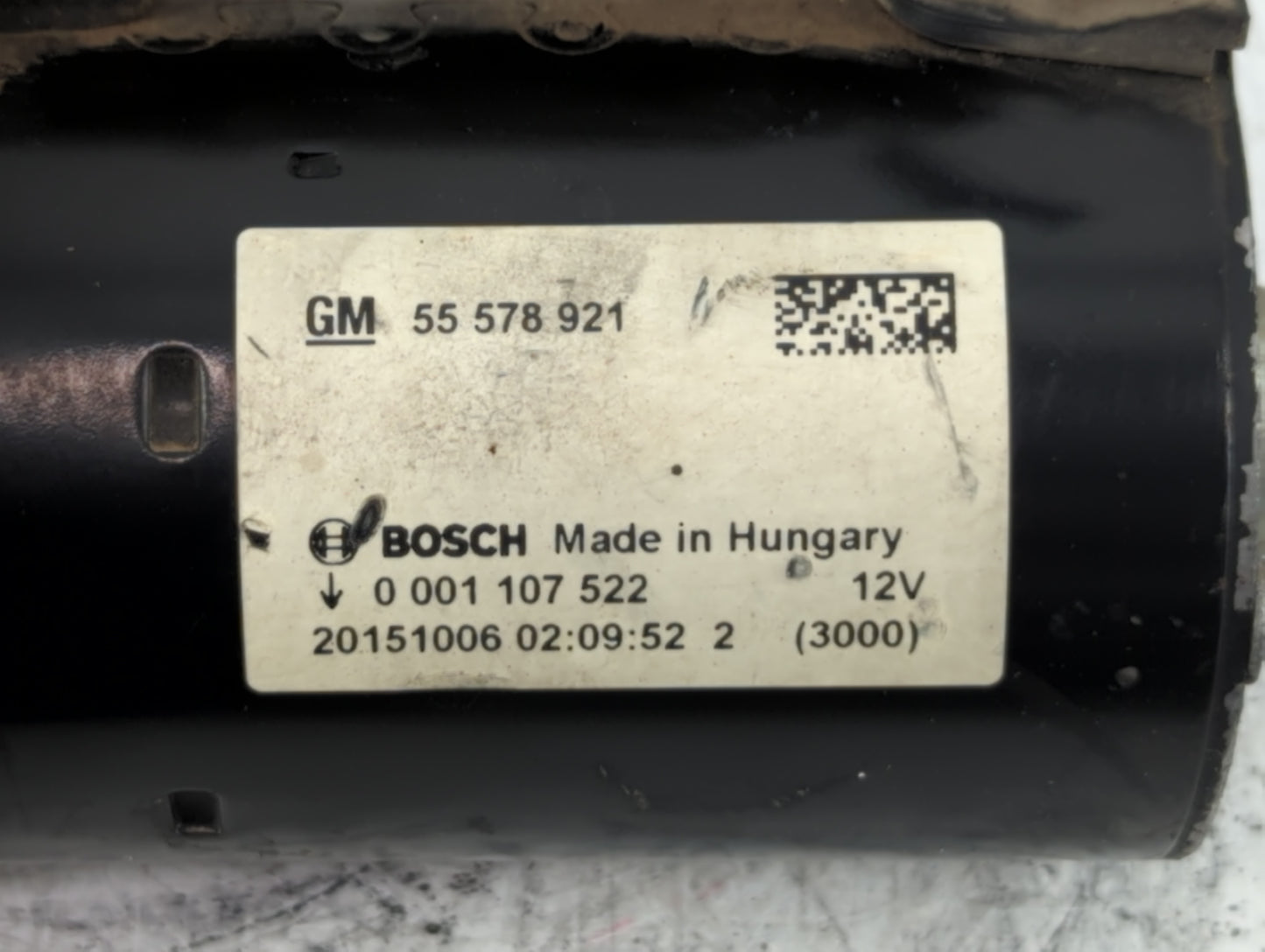 2014-2021 Buick Encore Car Starter Motor Solenoid OEM P/N:55 578 921 Fits Fits 2014 2015 2016 2017 2018 2019 2020 2021 OEM U