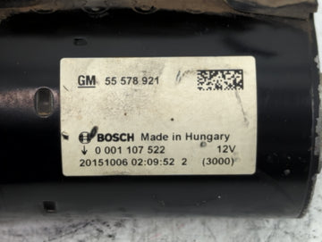 2014-2021 Buick Encore Car Starter Motor Solenoid OEM P/N:55 578 921 Fits Fits 2014 2015 2016 2017 2018 2019 2020 2021 OEM Used Auto Parts