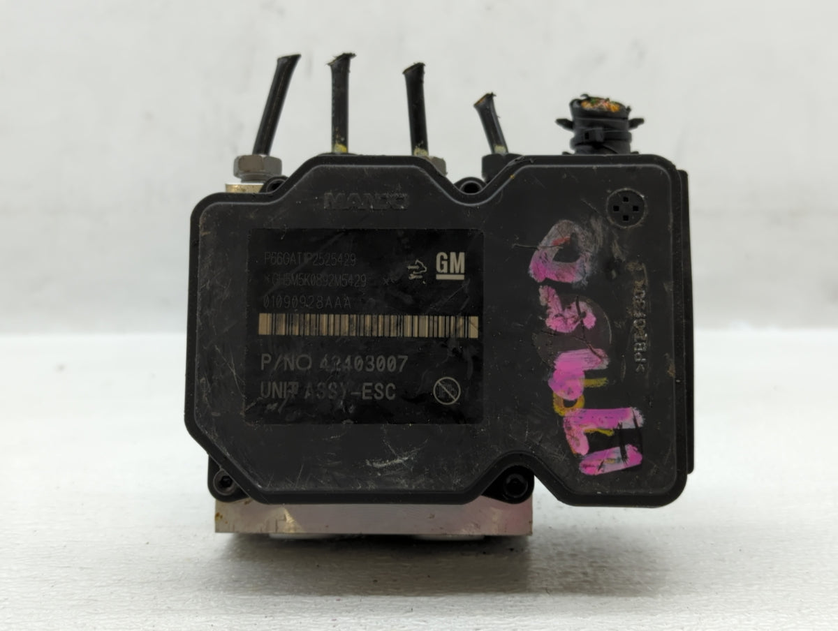 2016 Buick Encore Anti-Lock Brake ABS Pump Module Actuator OEM Fits OEM Used Auto Parts - Oemusedautoparts1.com