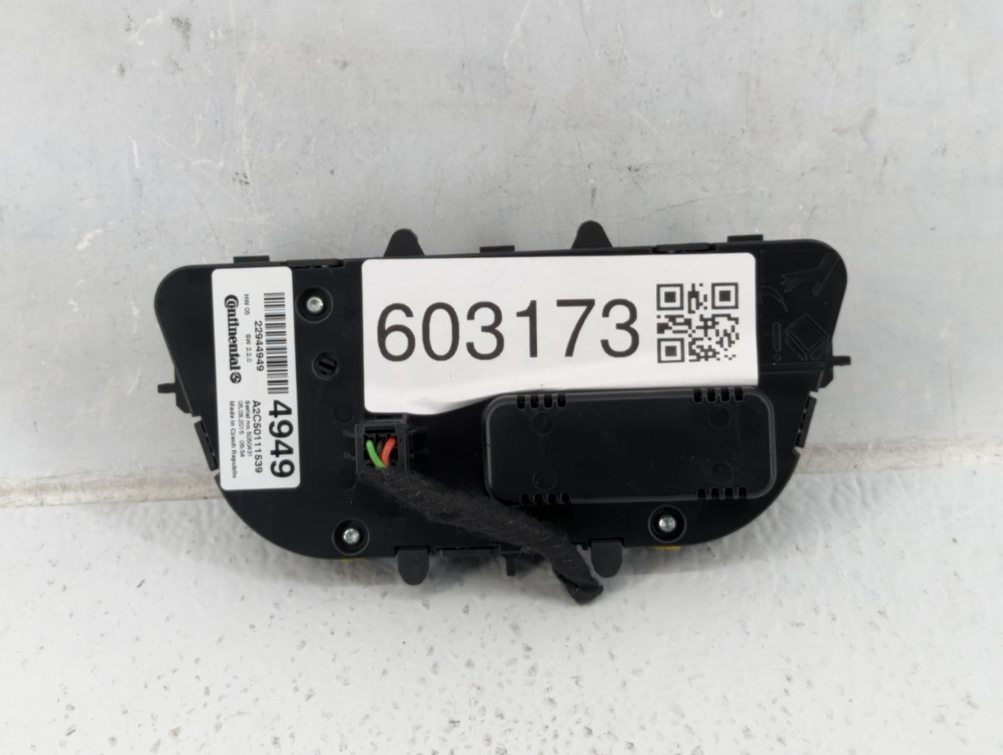 2013-2016 Buick Encore Climate Control Module Temperature AC/Heater Replacement P/N:A2C50111539 22944949 Fits OEM Used Auto 