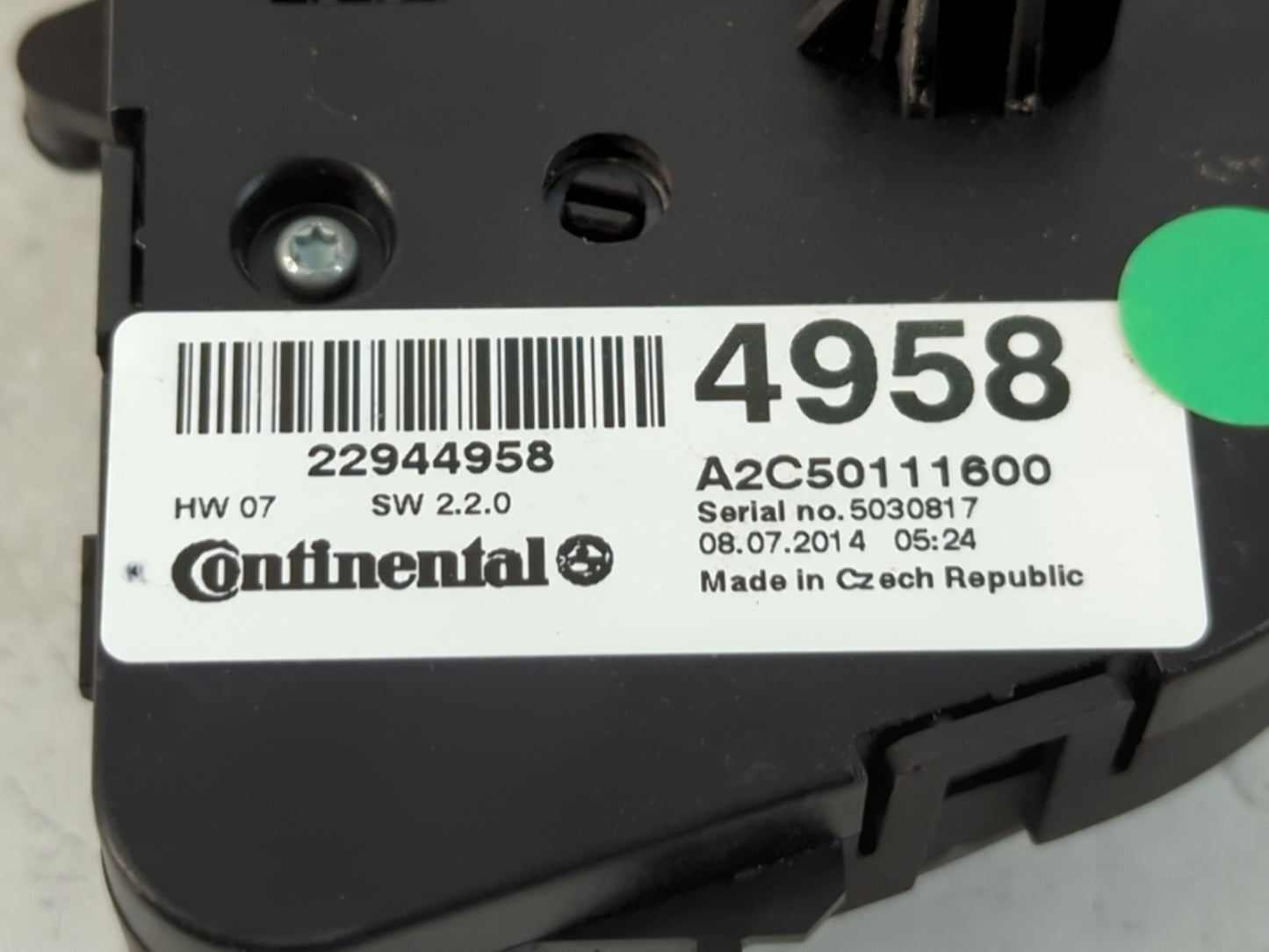 2013-2016 Buick Encore Climate Control Module Temperature AC/Heater Replacement P/N:22944958 Fits OEM Used Auto Parts - Oemu