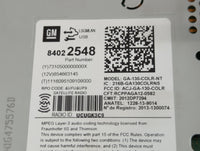 2015-2016 Buick Encore Radio AM FM Cd Player Receiver Replacement P/N:84022548 Fits Fits 2014 2015 2016 2017 OEM Used Auto P
