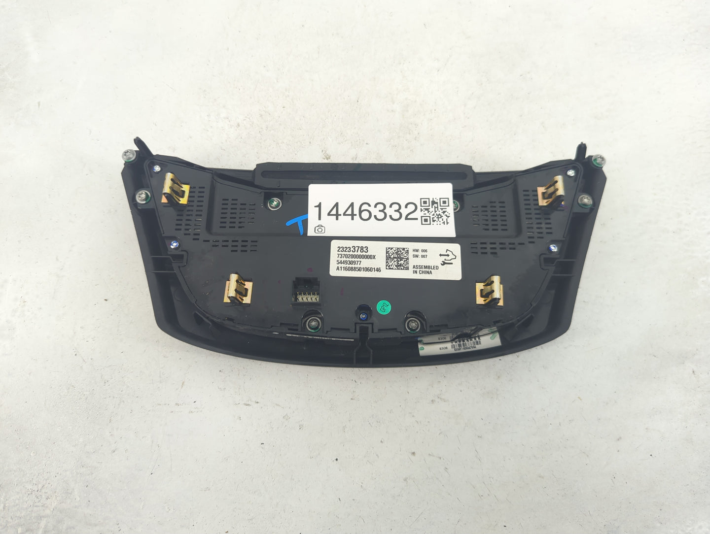 2016-2020 Buick Envision Climate Control Module Temperature AC/Heater Replacement P/N:23233783 7370200000000X Fits OEM Used 