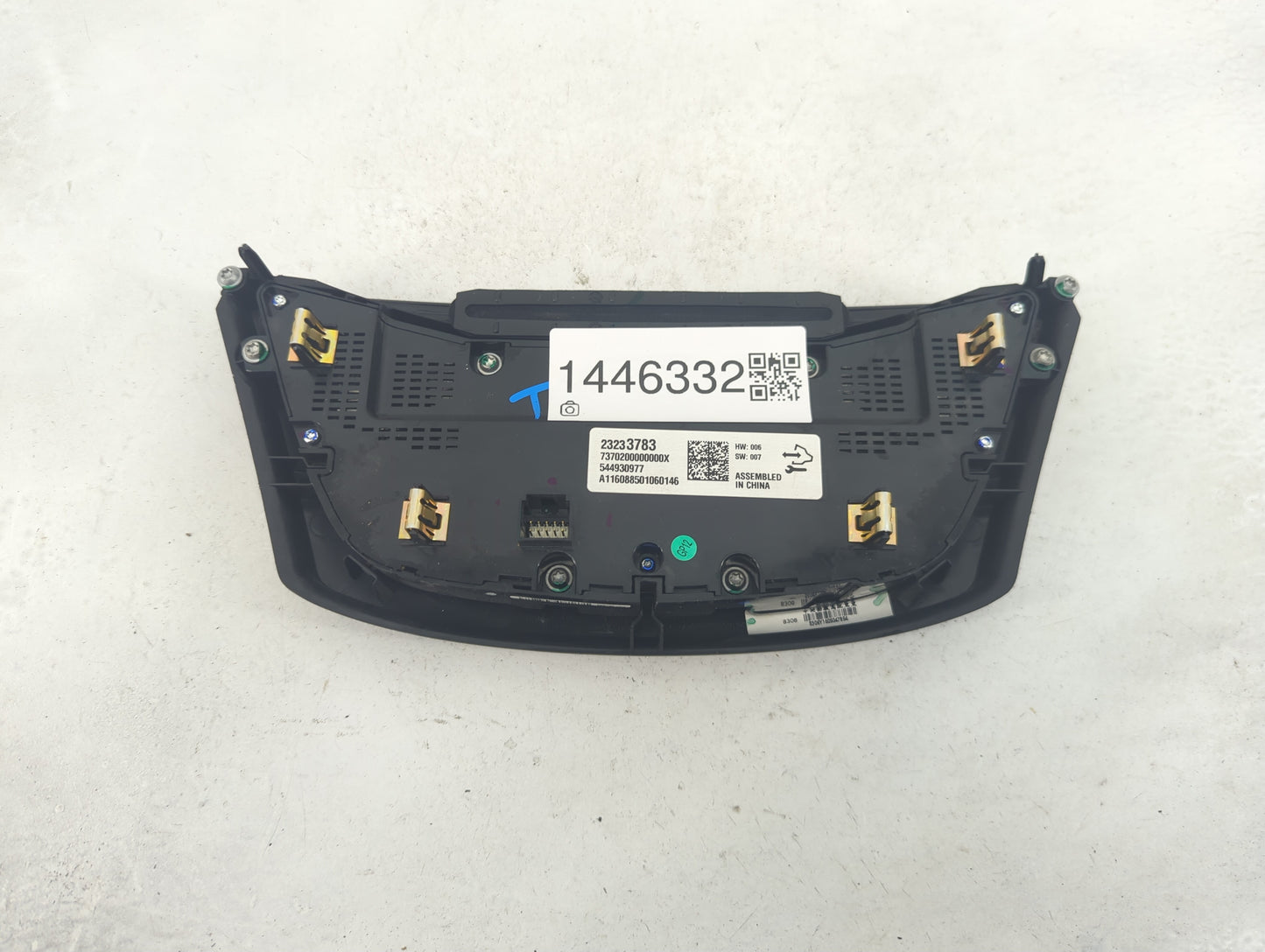 2016-2020 Buick Envision Climate Control Module Temperature AC/Heater Replacement P/N:23233783 7370200000000X Fits OEM Used 
