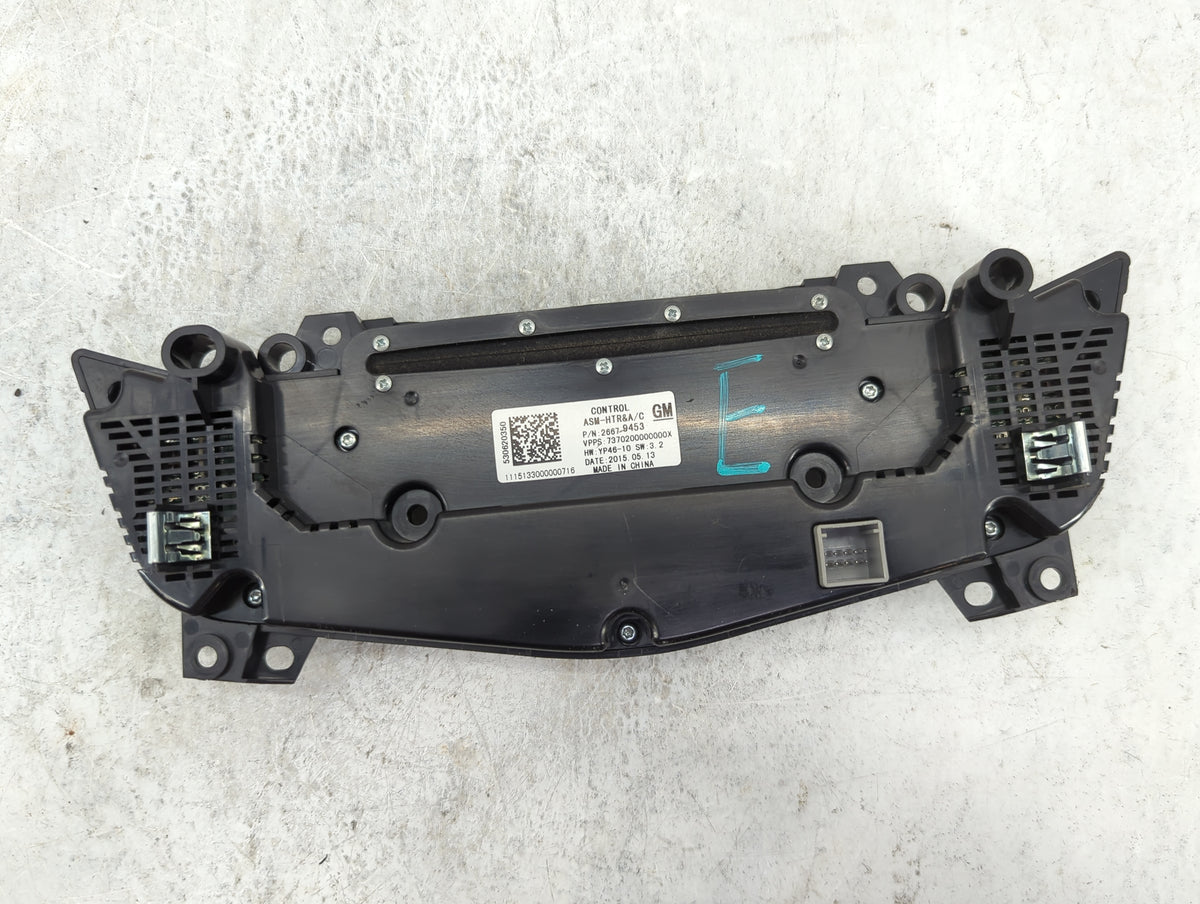 2014-2016 Buick Lacrosse Climate Control Module Temperature AC/Heater Replacement P/N:26679453 Fits Fits 2014 2015 2016 OEM 