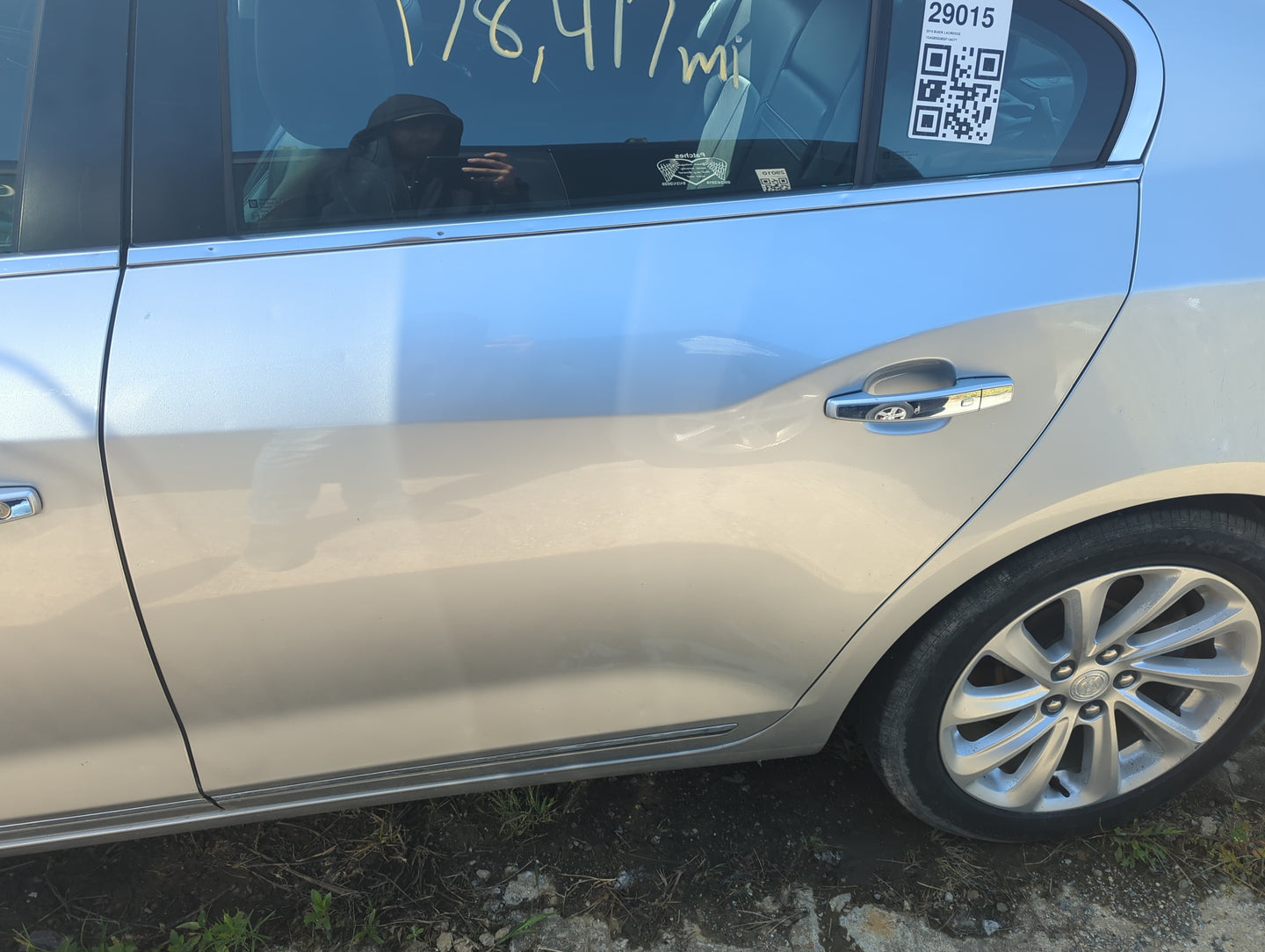 2010-2016 Buick Lacrosse Driver Rear Door Oem - Oemusedautoparts1.com