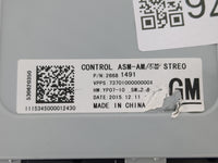 2014-2016 Buick Lacrosse Radio AM FM Cd Player Receiver Replacement P/N:26681491 Fits Fits 2014 2015 2016 OEM Used Auto Part