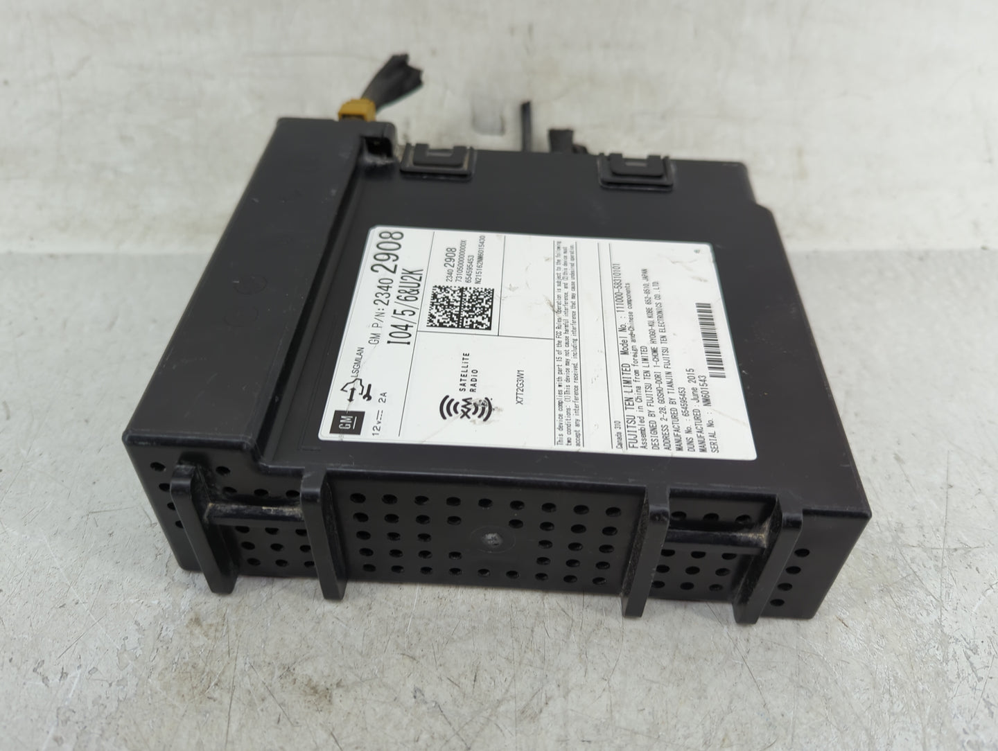 2016 Buick Lacrosse Radio AM FM Cd Player Receiver Replacement P/N:23402908 Fits OEM Used Auto Parts - Oemusedautoparts1.com