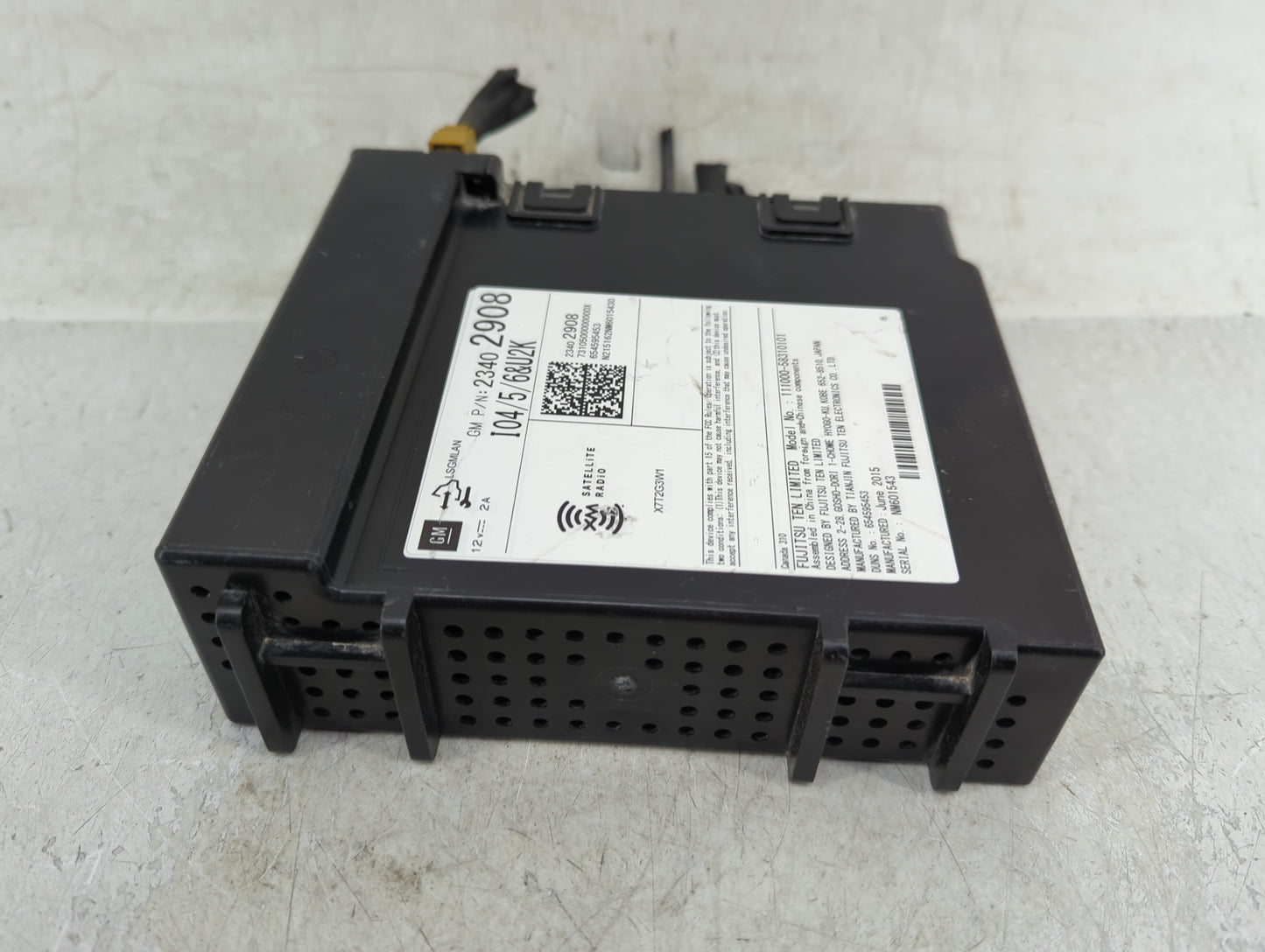 2016 Buick Lacrosse Radio AM FM Cd Player Receiver Replacement P/N:23402908 Fits OEM Used Auto Parts - Oemusedautoparts1.com