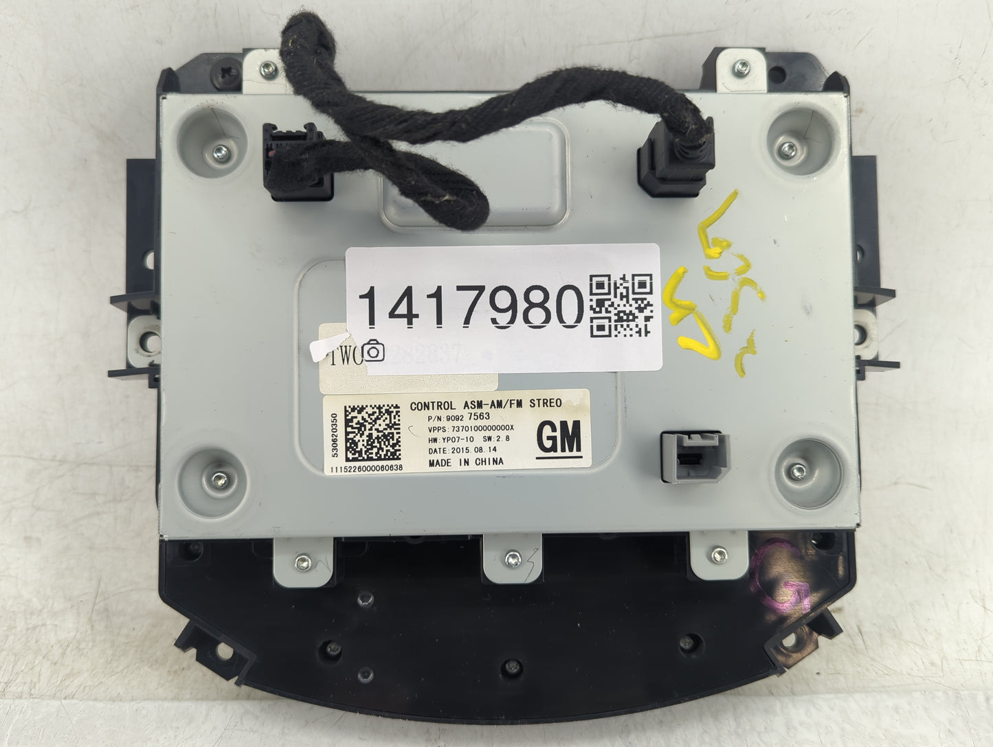 2014-2016 Buick Lacrosse Radio Control Panel - Oemusedautoparts1.com