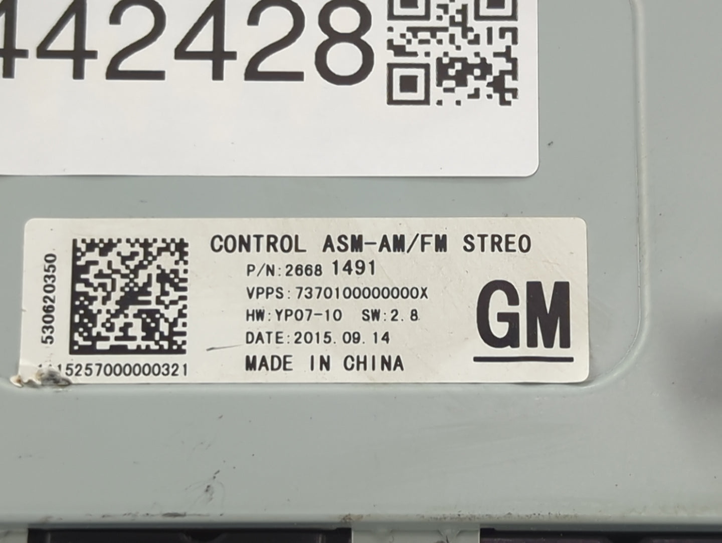 2016 Buick Lacrosse Information Display Screen - Oemusedautoparts1.com