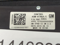 2014-2016 Buick Lacrosse Climate Control Module Temperature AC/Heater Replacement P/N:26679455 Fits Fits 2014 2015 2016 OEM 