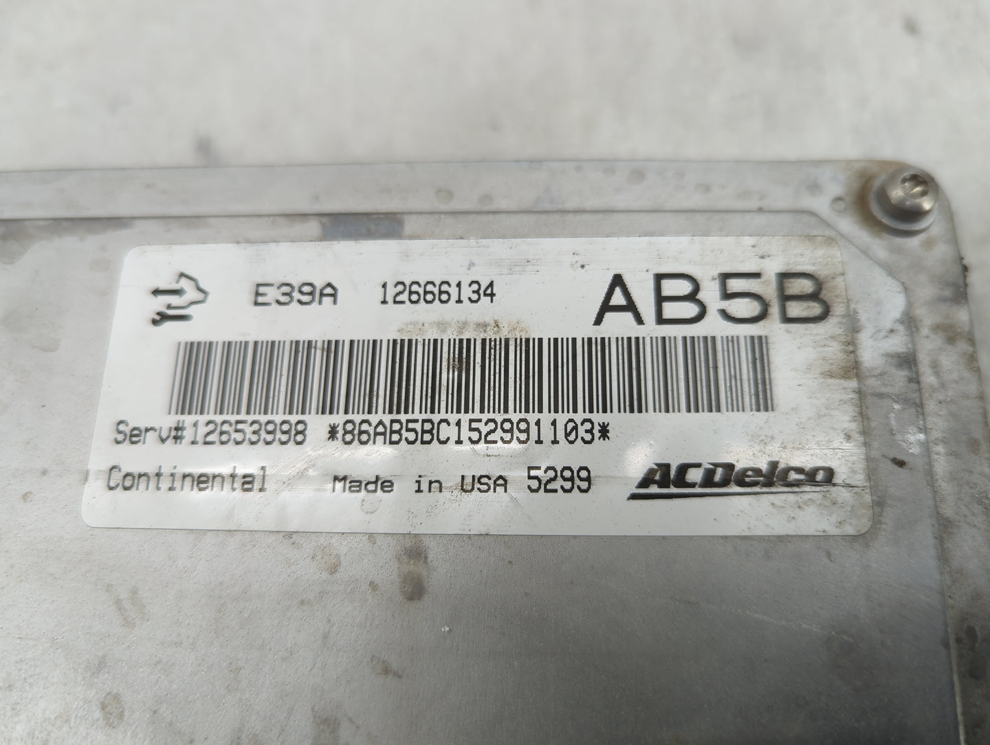 2013-2016 Buick Lacrosse PCM Engine Control Computer ECU ECM PCU OEM P/N:12666134 12653998, E39A Fits Fits 2013 2014 2015 20