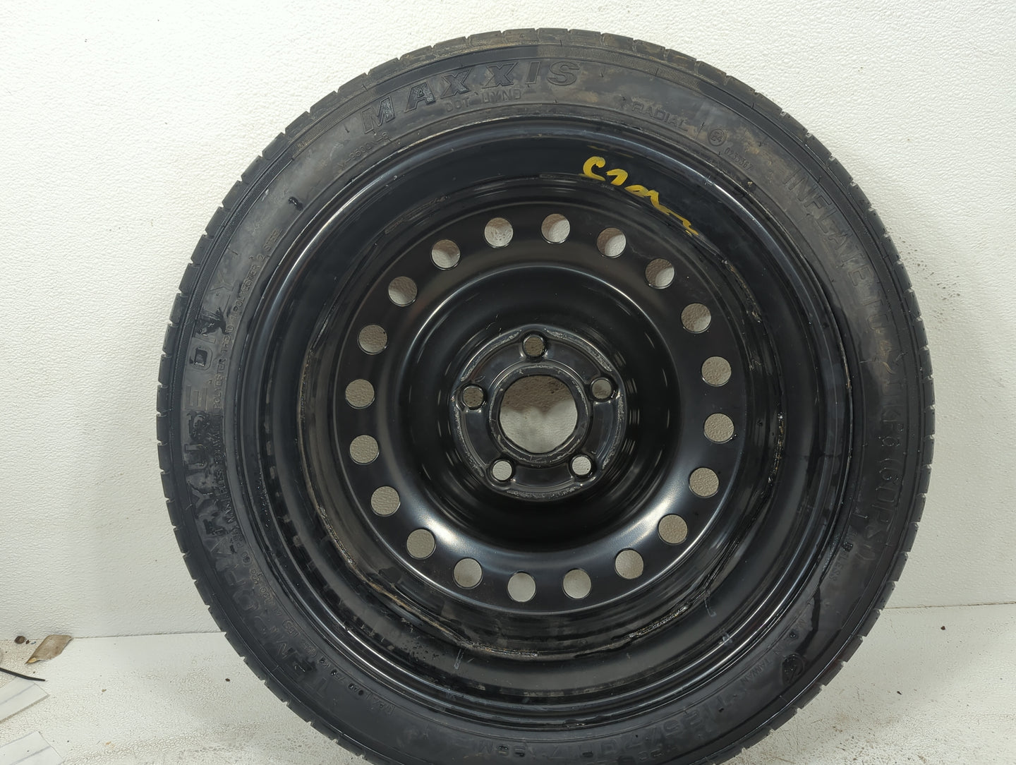 2016 Buick Lacrosse Spare Donut Tire Wheel Rim Oem 5038430 - Oemusedautoparts1.com