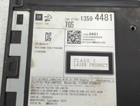 2016 Buick Lacrosse Radio AM FM Cd Player Receiver Replacement P/N:13594481 Fits OEM Used Auto Parts - Oemusedautoparts1.com