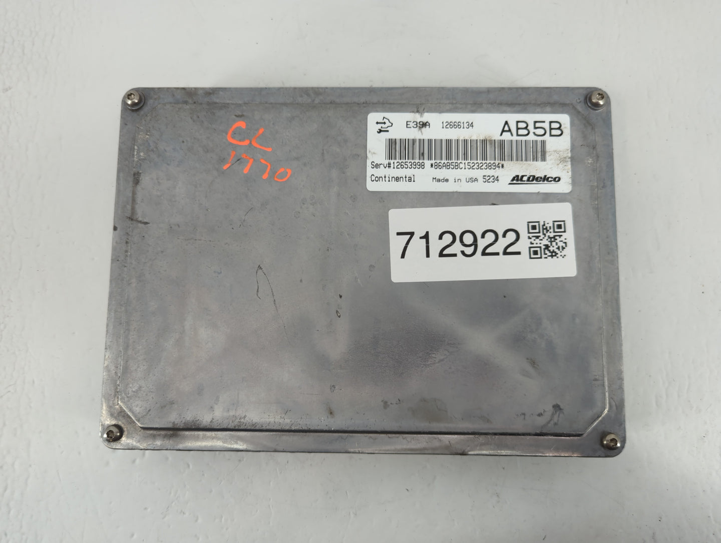2013-2016 Buick Lacrosse PCM Engine Control Computer ECU ECM PCU OEM P/N:12666134 12653998 Fits Fits 2013 2014 2015 2016 OEM