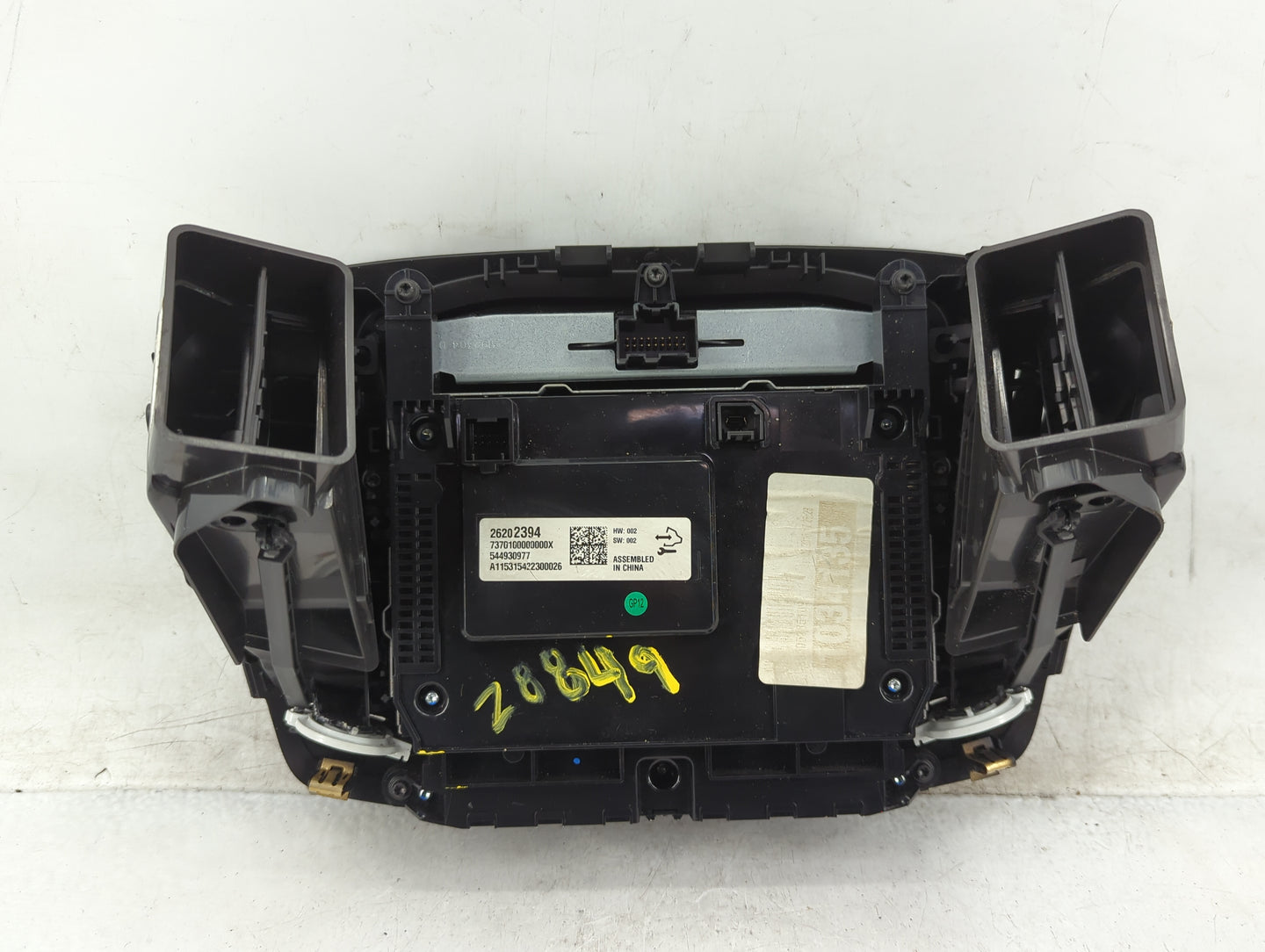2016 Buick Regal Radio AM FM Cd Player Receiver Replacement P/N:544930977 26203094 Fits OEM Used Auto Parts - Oemusedautopar
