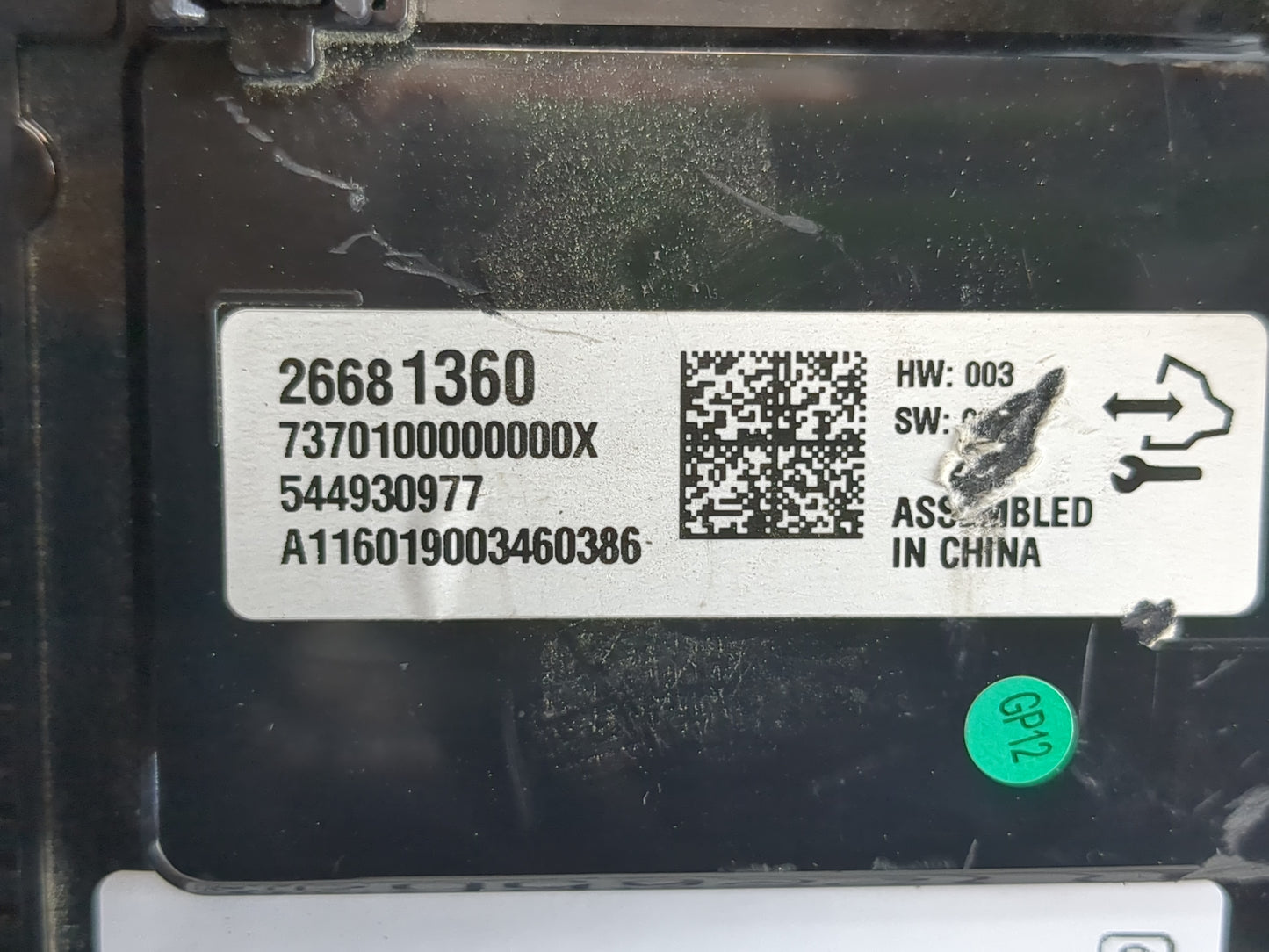 2015-2017 Buick Regal Radio AM FM Cd Player Receiver Replacement P/N:26681360 26202395, 26202394 Fits Fits 2015 2016 2017 OE