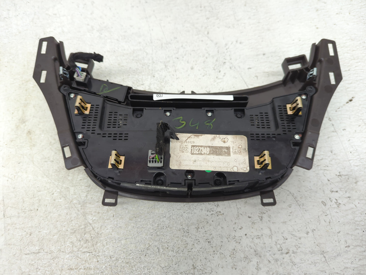 2014-2016 Buick Regal Climate Control Module Temperature AC/Heater Replacement Fits Fits 2014 2015 2016 OEM Used Auto Parts 