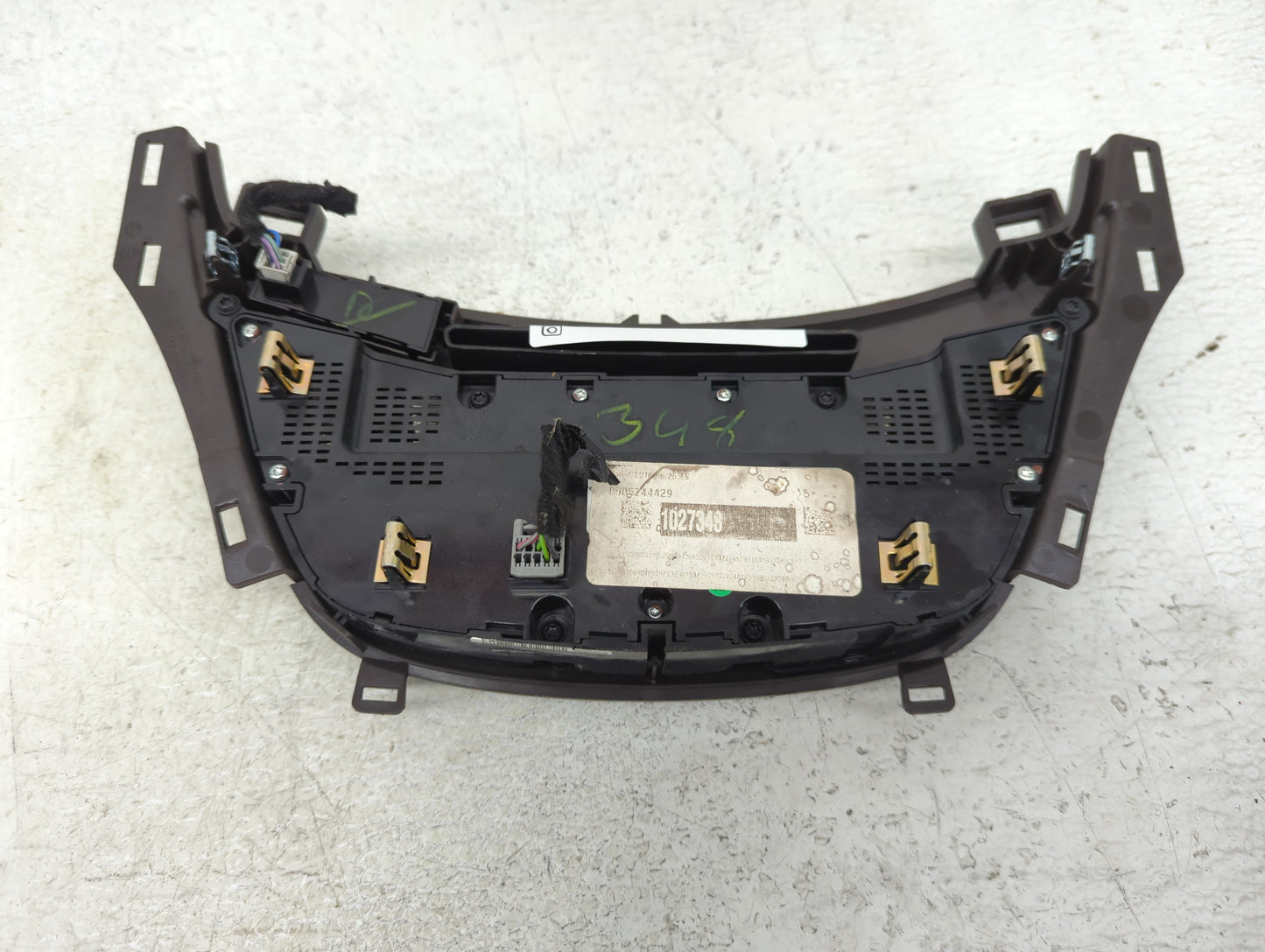 2014-2016 Buick Regal Climate Control Module Temperature AC/Heater Replacement Fits Fits 2014 2015 2016 OEM Used Auto Parts 