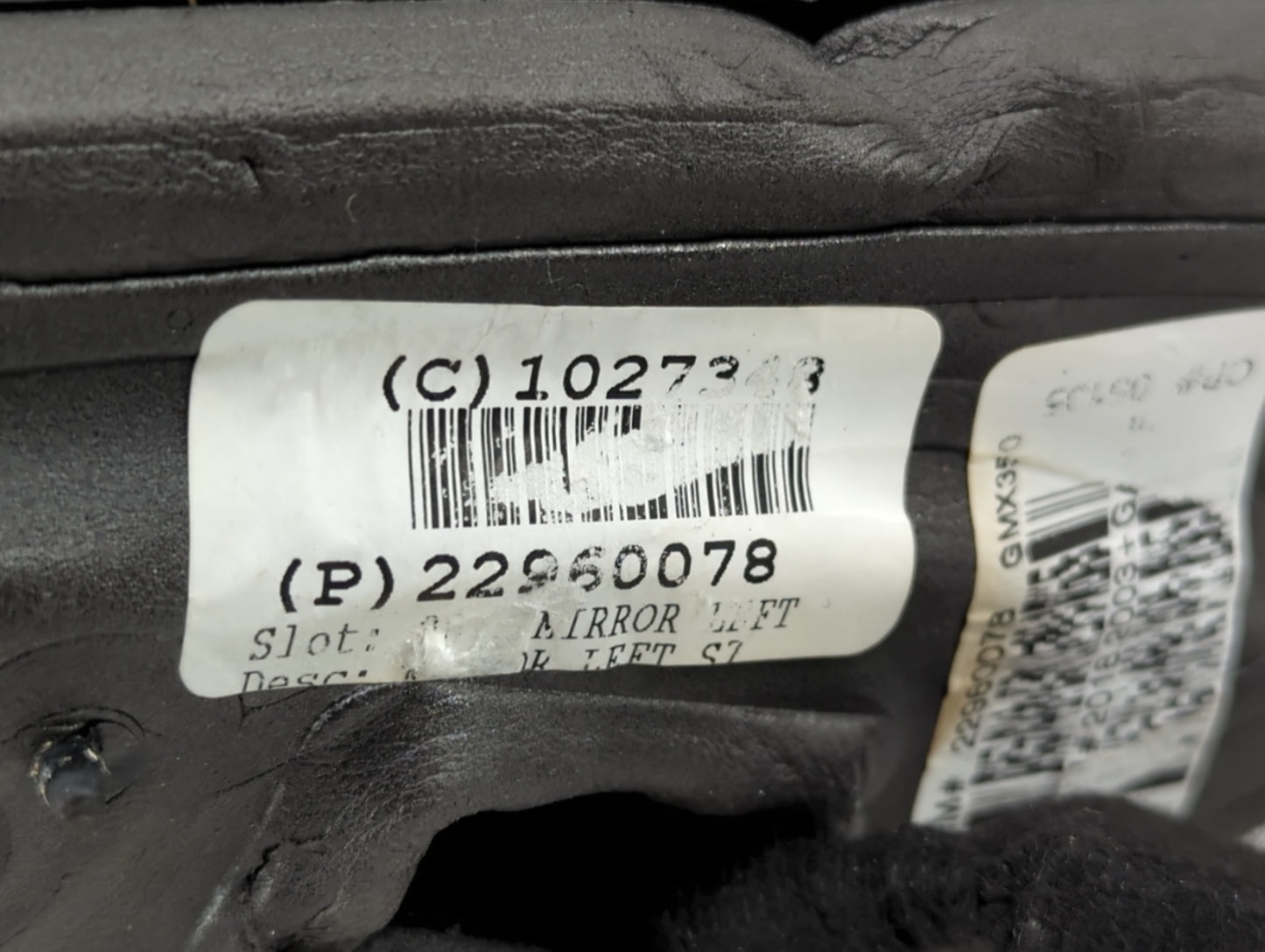 2012-2017 Buick Regal Driver Side View Mirror - Left Door Mirror OEM Used - Oemusedautoparts1.com