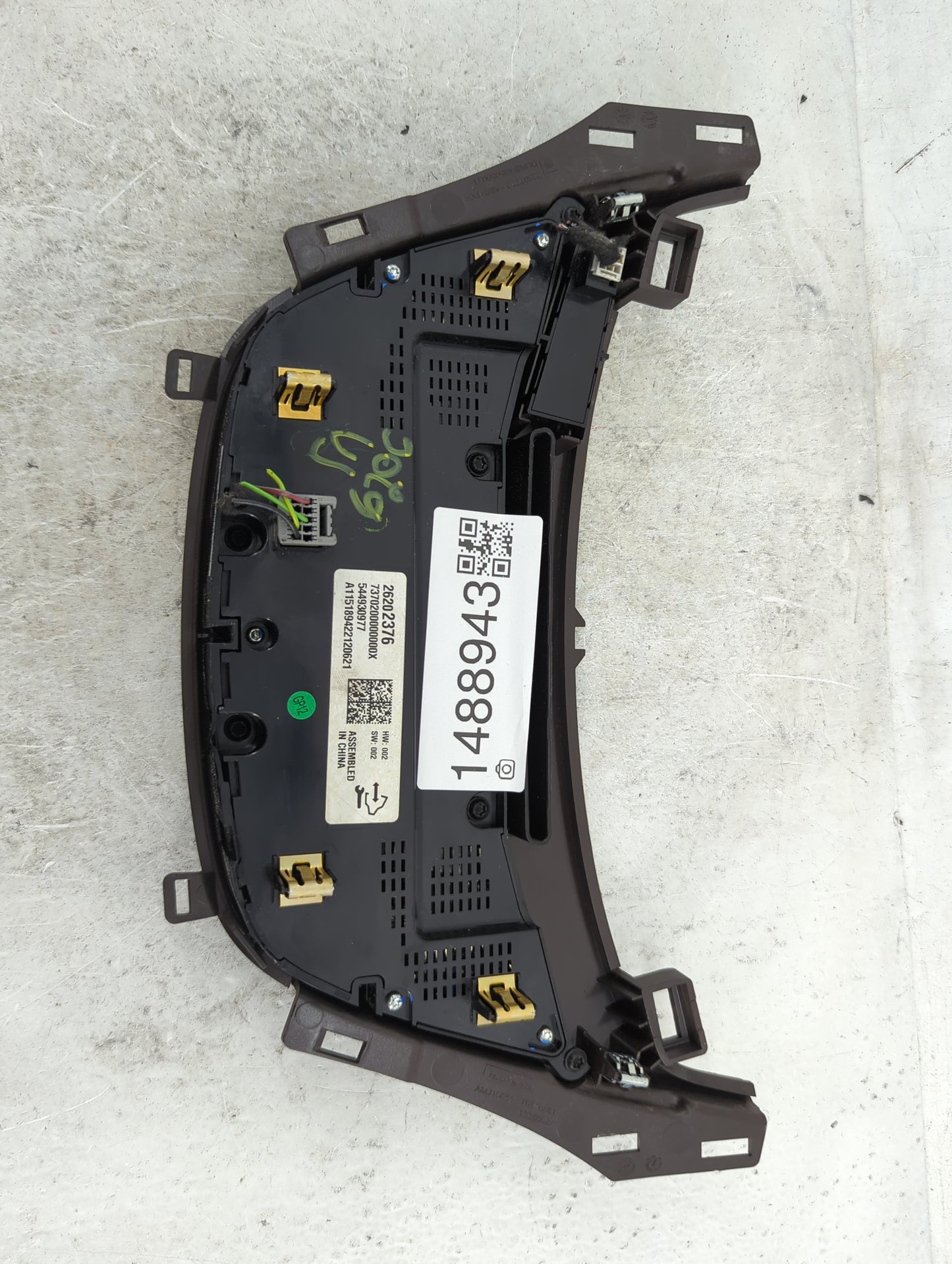 2014-2016 Buick Regal Climate Control Module Temperature AC/Heater Replacement P/N:26202376 73702000000000X Fits OEM Used Au