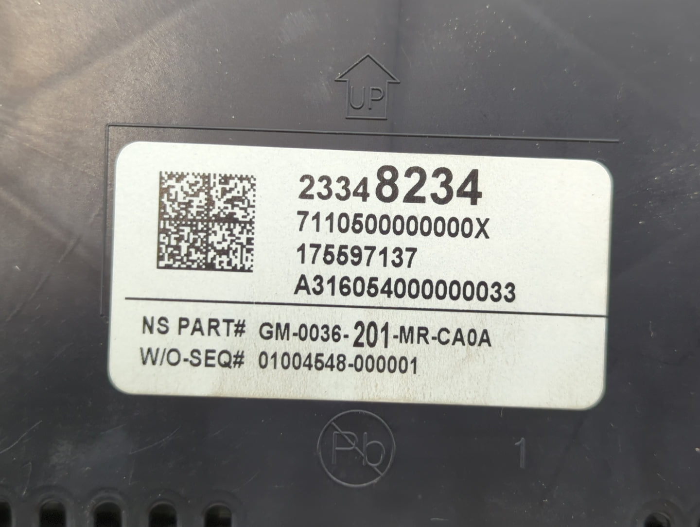 2016 Buick Regal Instrument Cluster Speedometer Gauges P/N:23348234 Fits OEM Used Auto Parts - Oemusedautoparts1.com