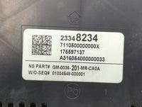 2016 Buick Regal Instrument Cluster Speedometer Gauges P/N:23348234 Fits OEM Used Auto Parts - Oemusedautoparts1.com