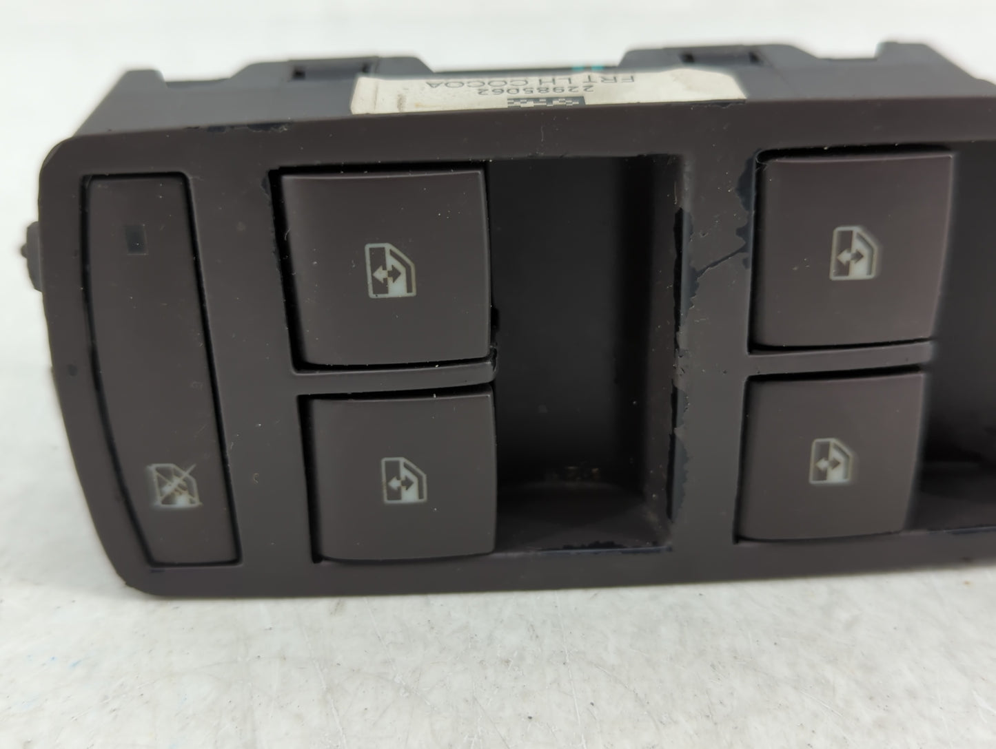 2014-2017 Buick Regal Master Power Window Switch Replacement Driver Side Left P/N:22985062 Fits Fits 2014 2015 2016 2017 201