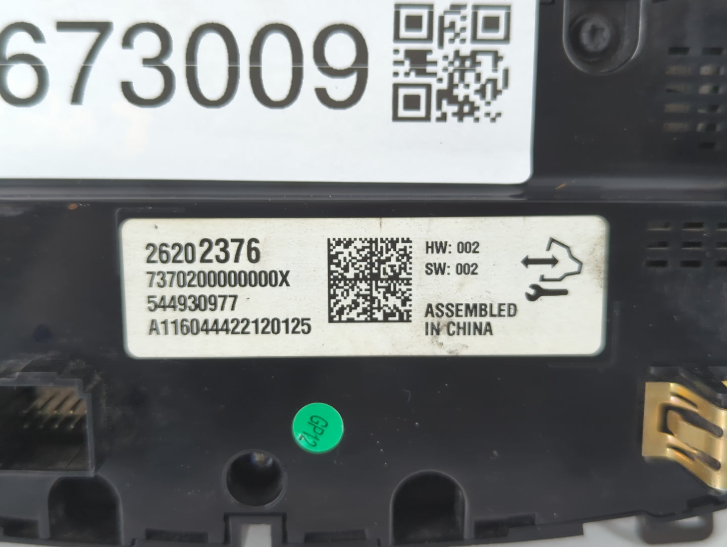 2014-2016 Buick Regal Climate Control Module Temperature AC/Heater Replacement P/N:26202376 26202376 Fits Fits 2014 2015 201