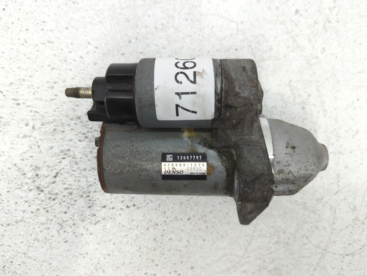 2014-2017 Buick Regal Car Starter Motor Solenoid OEM P/N:438000-1270 12657797 Fits OEM Used Auto Parts - Oemusedautoparts1.c